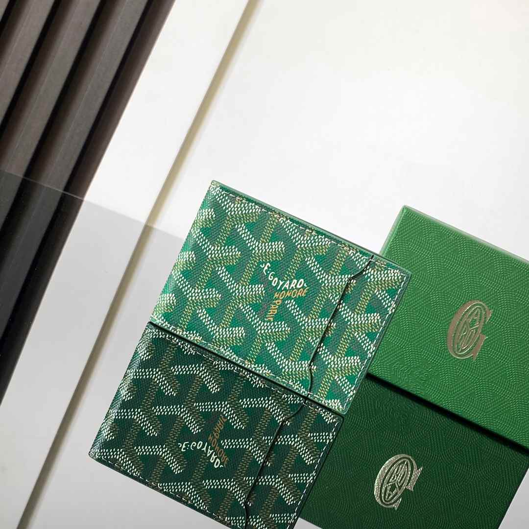 Goyard Insert Victoire Card Wallet Green