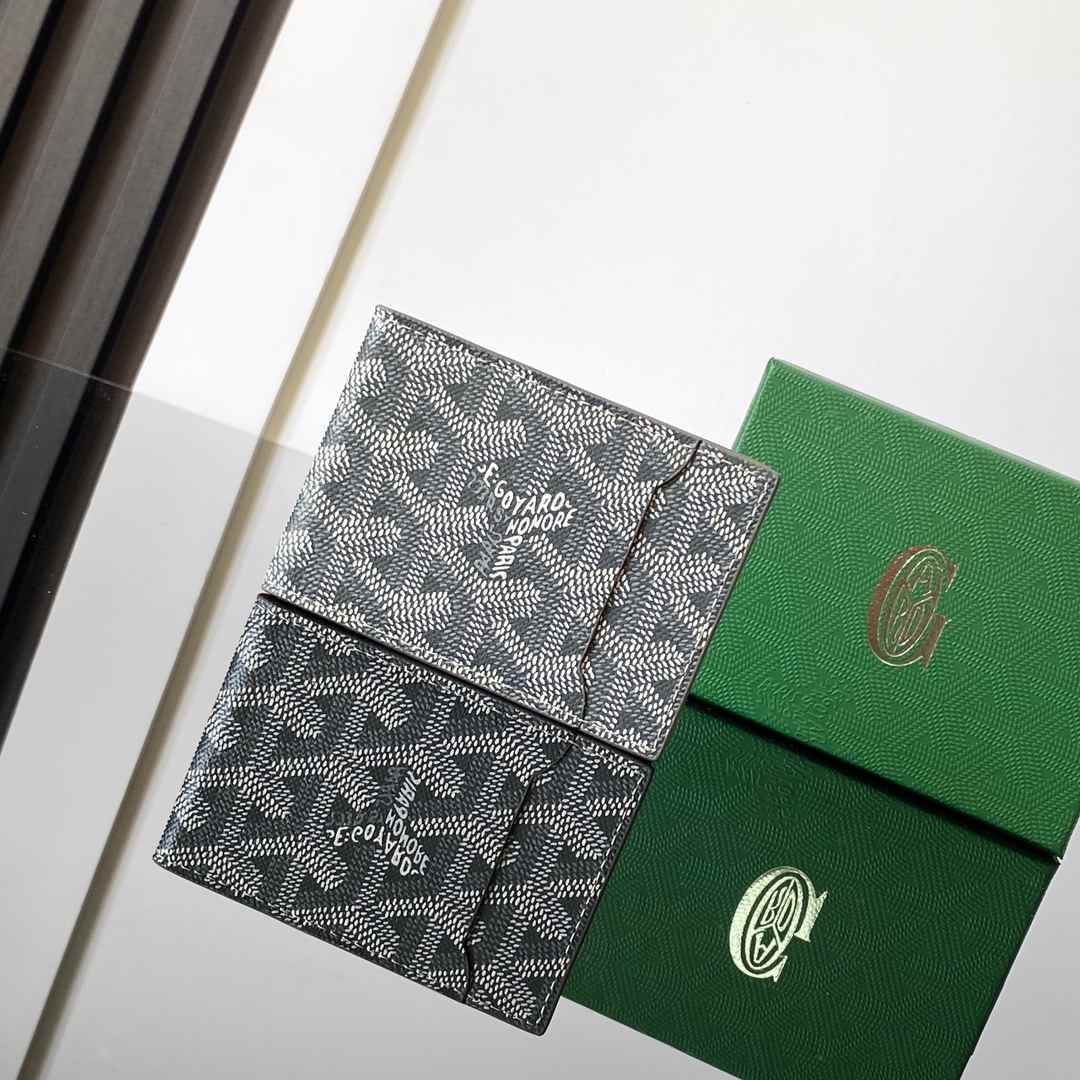 Goyard Insert Victoire Card Wallet Grey