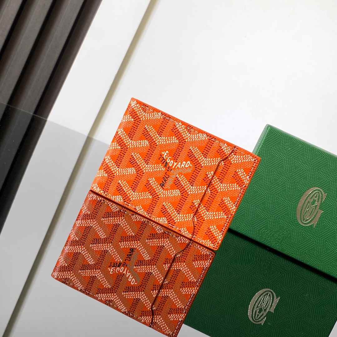 Goyard Insert Victoire Card Wallet Orange