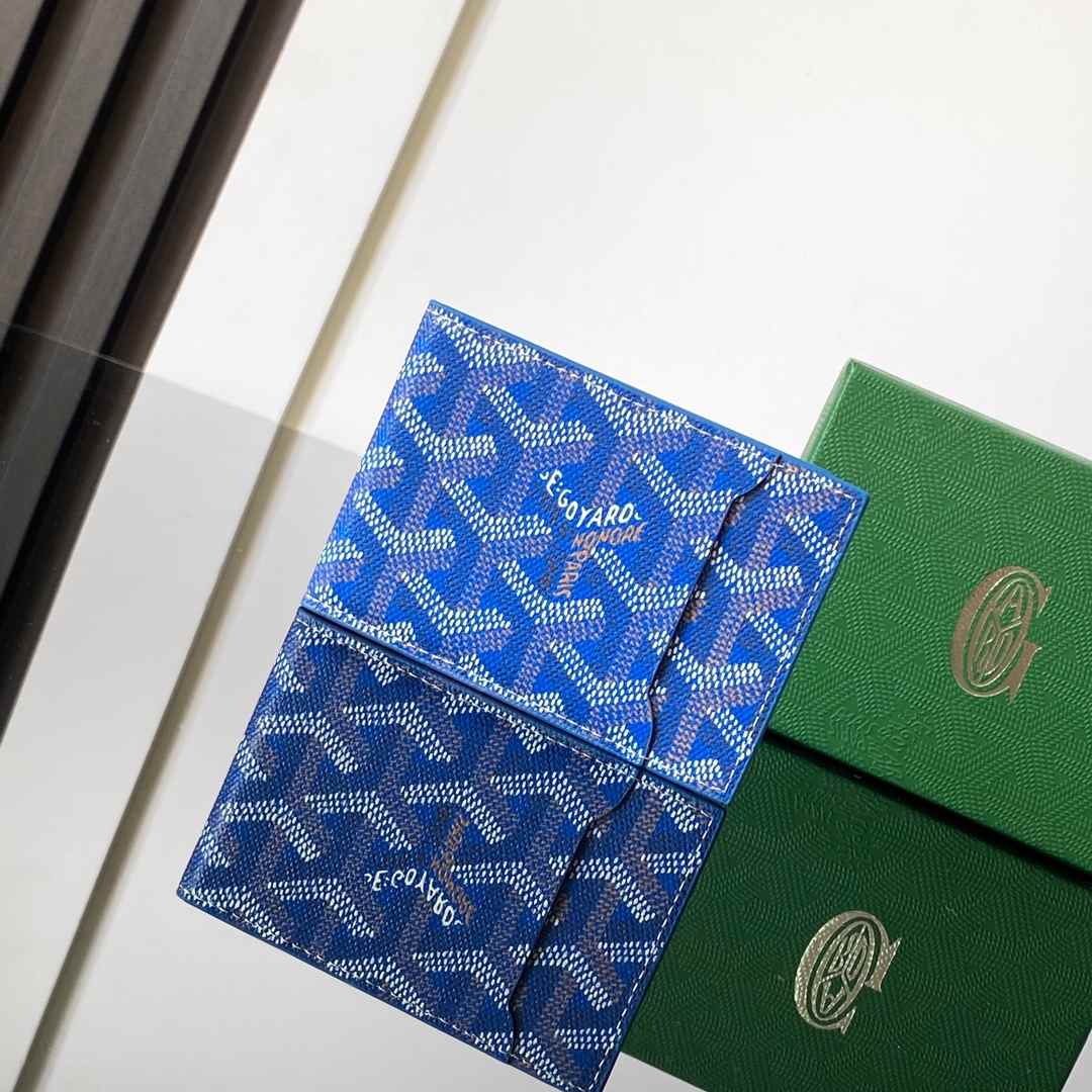 Goyard Insert Victoire Card Wallet Sky Blue
