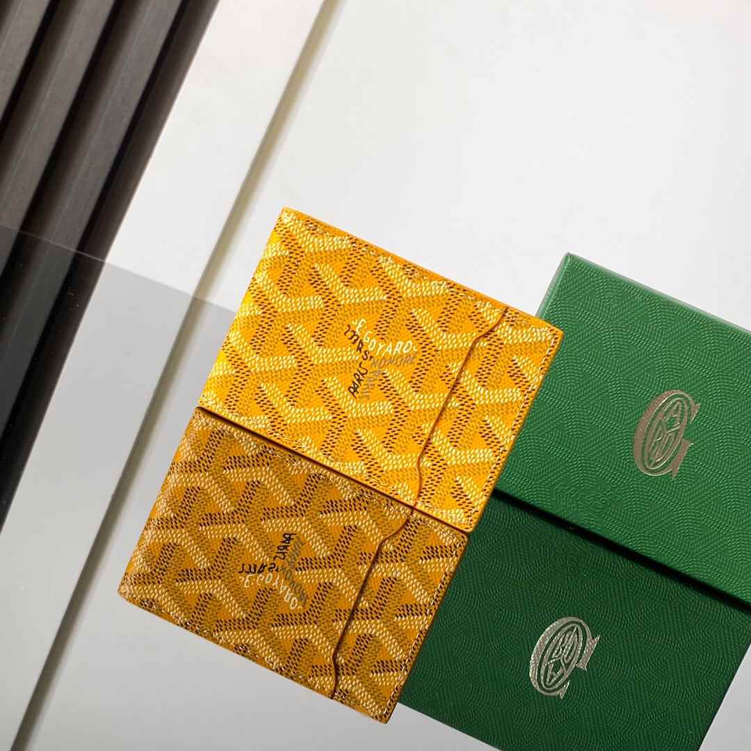 Goyard Insert Victoire Card Wallet Yellow