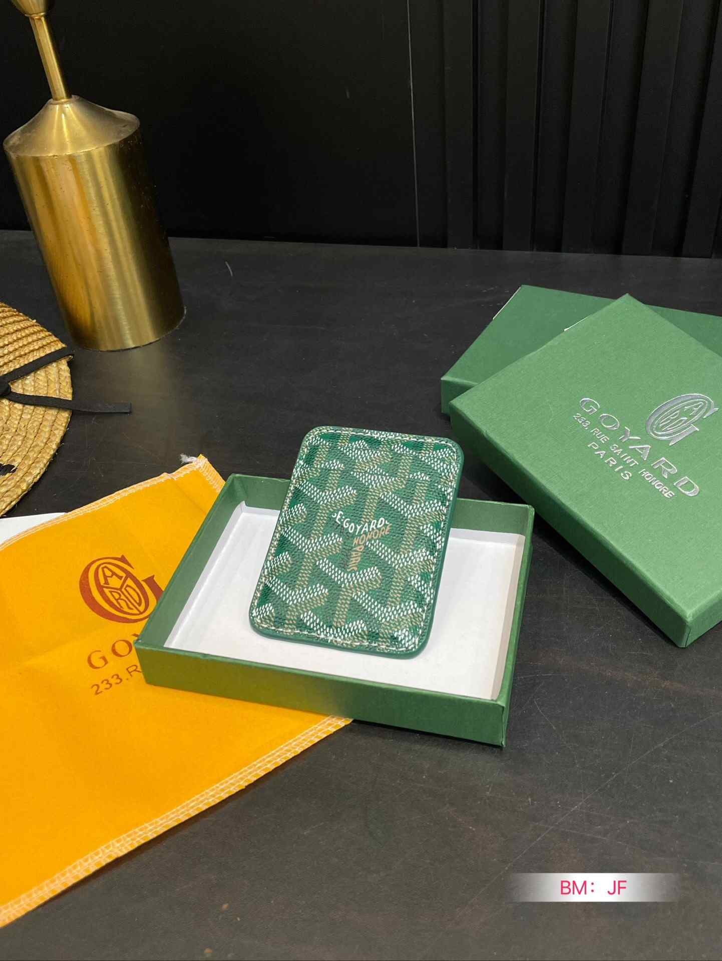 Goyard Magsafe Wallet Card Holder Green