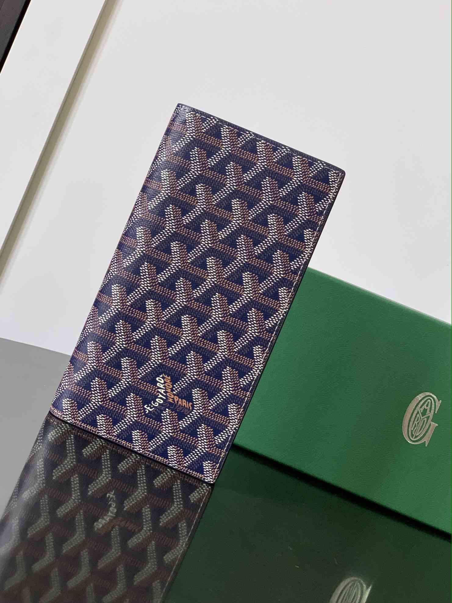 Goyard Richelieu Wallet Navy Blue