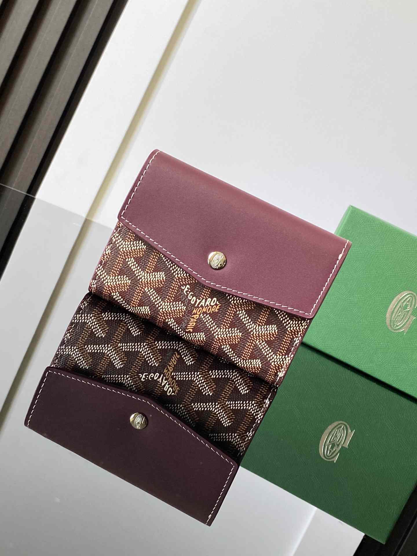 Goyard Saint-Gabriel Wallet Burgundy