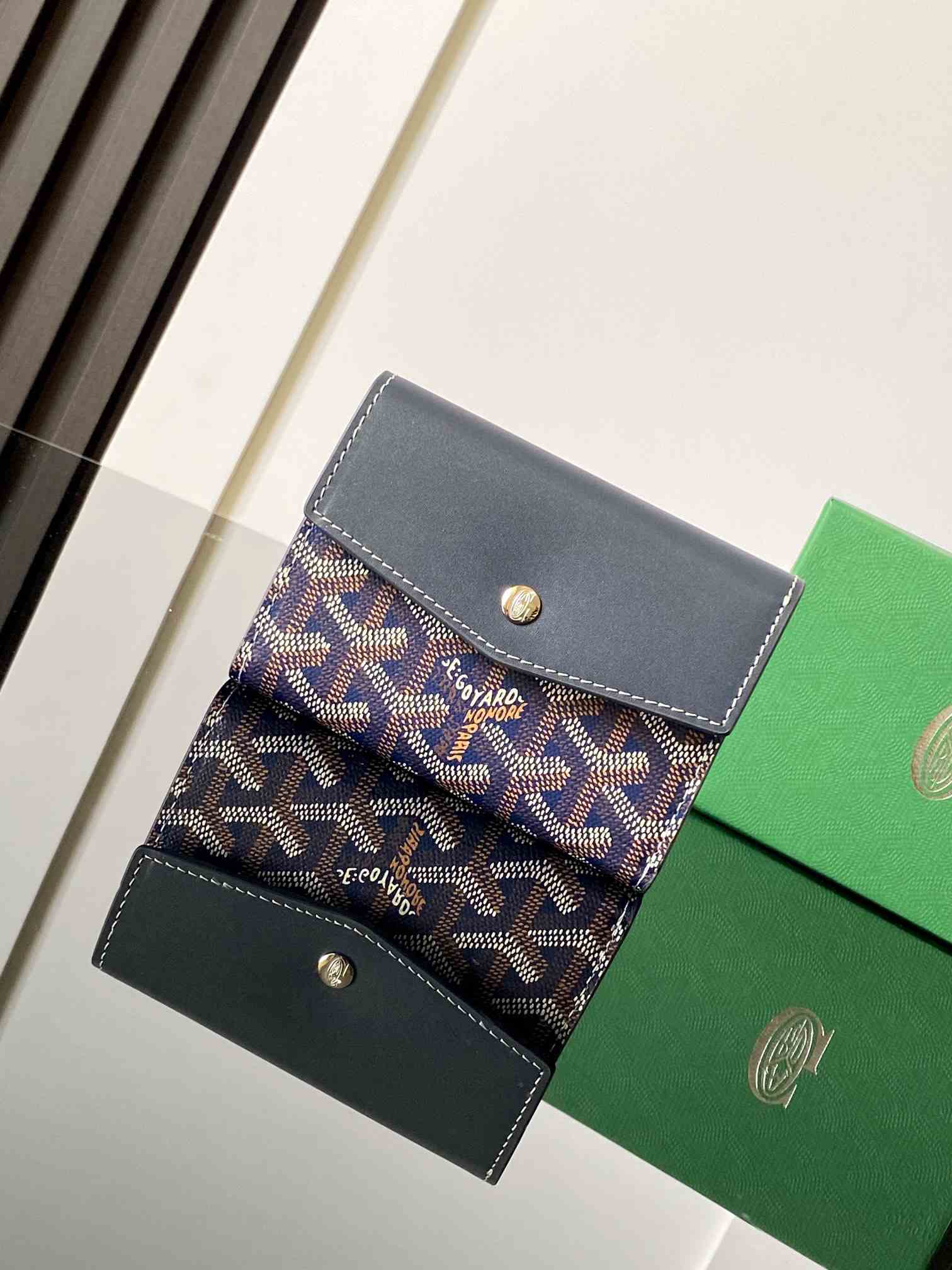 Goyard Saint-Gabriel Wallet Navy Blue