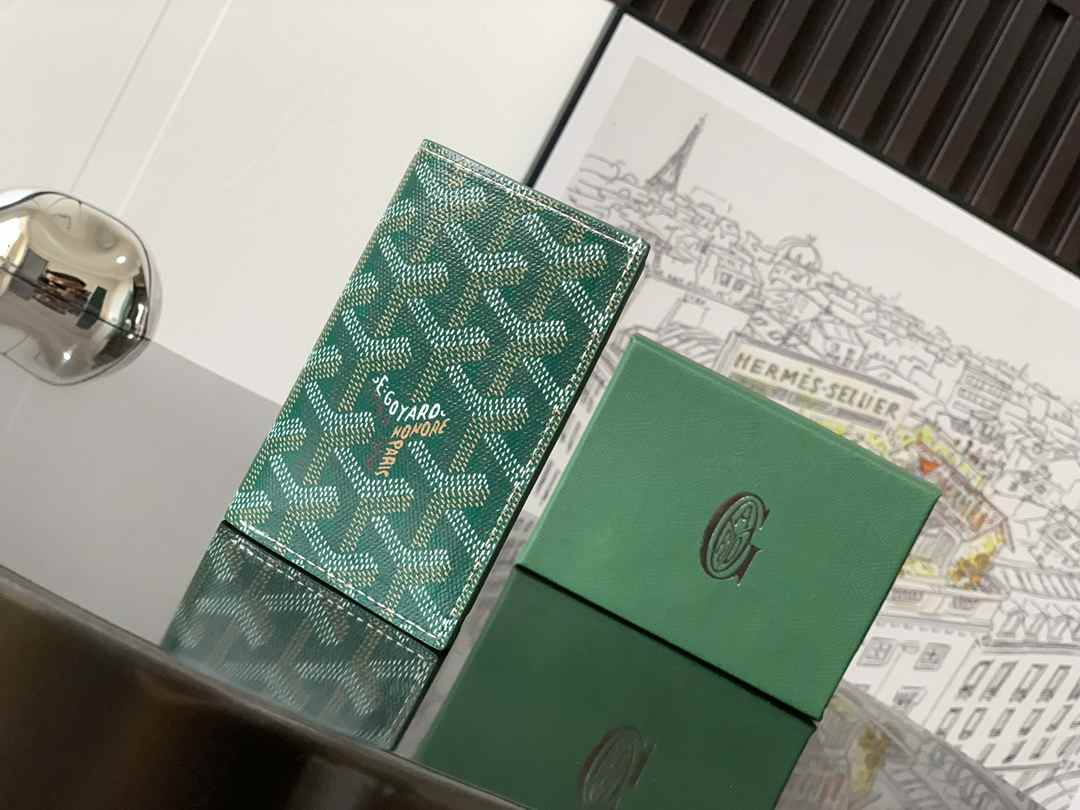Goyard Saint-Pierre Card Wallet Green