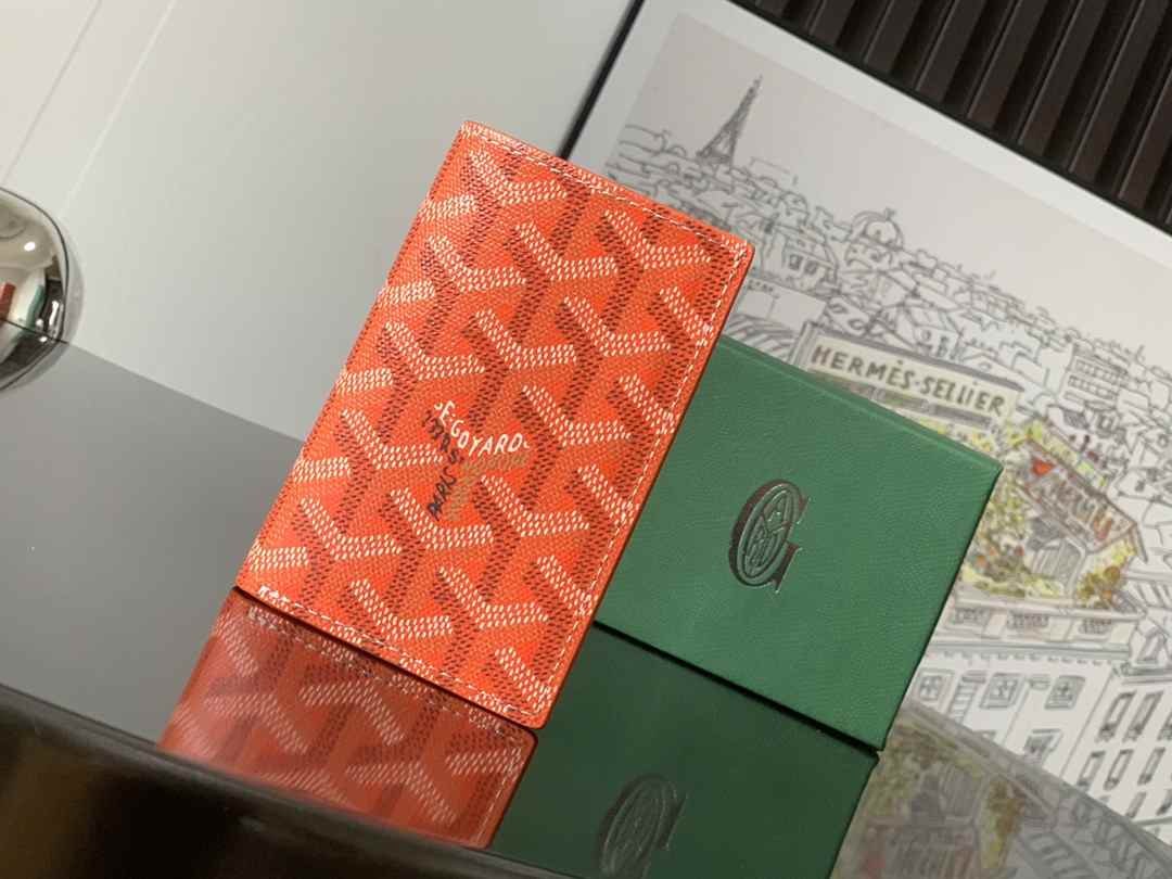 Goyard Saint-Pierre Card Wallet Orange