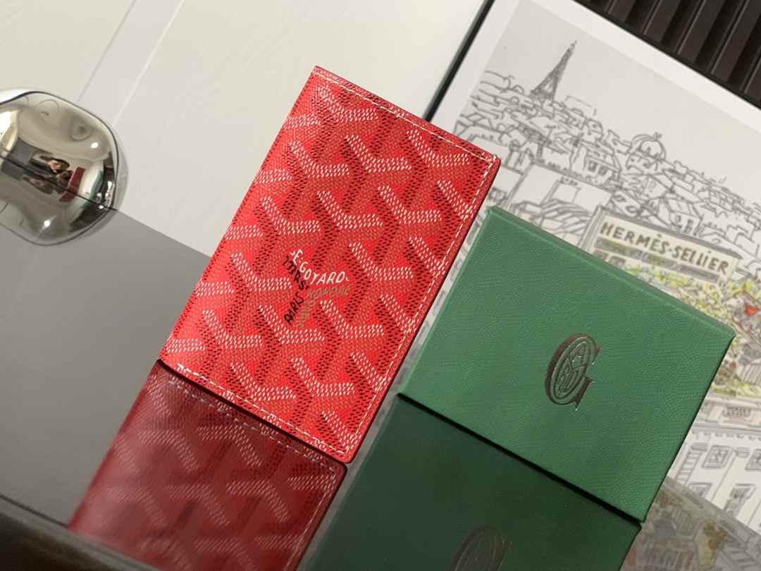 Goyard Saint-Pierre Card Wallet Red
