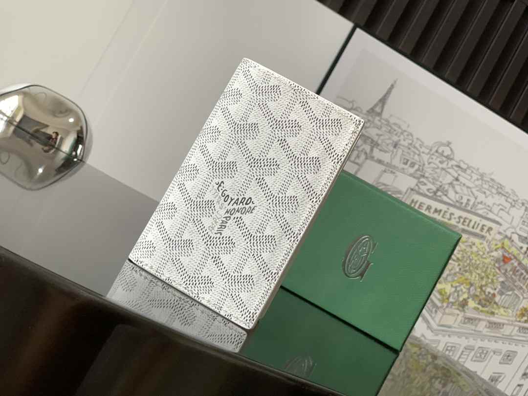 Goyard Saint-Pierre Card Wallet White