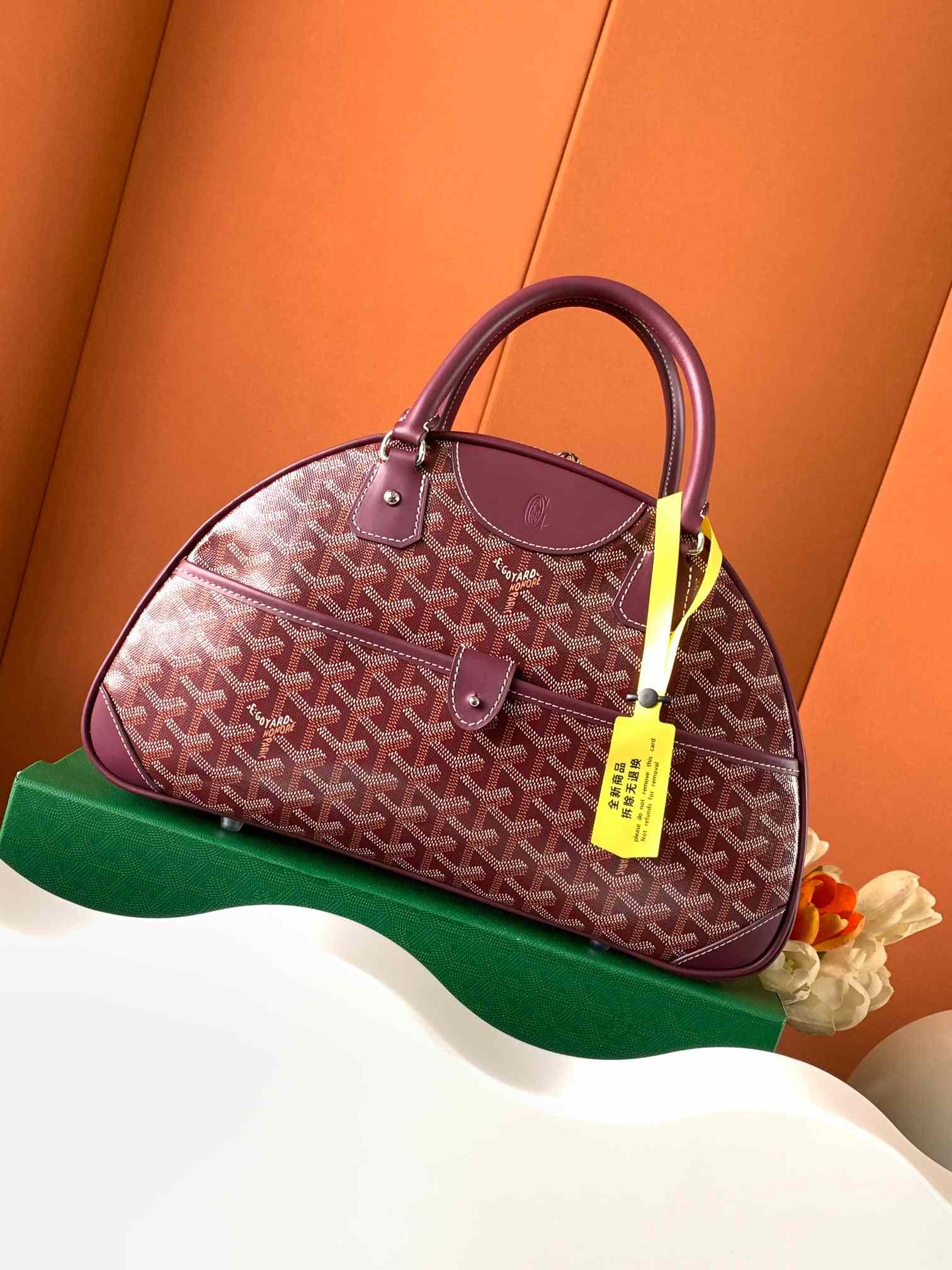 Goyard Saint Jeanne MM Bowler Burgundy