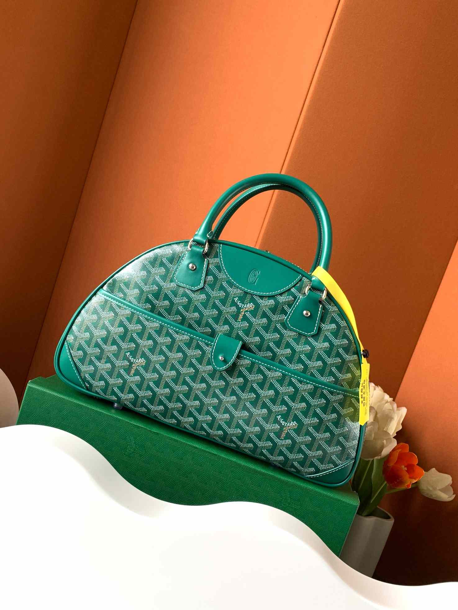 Goyard Saint Jeanne MM Bowler Green