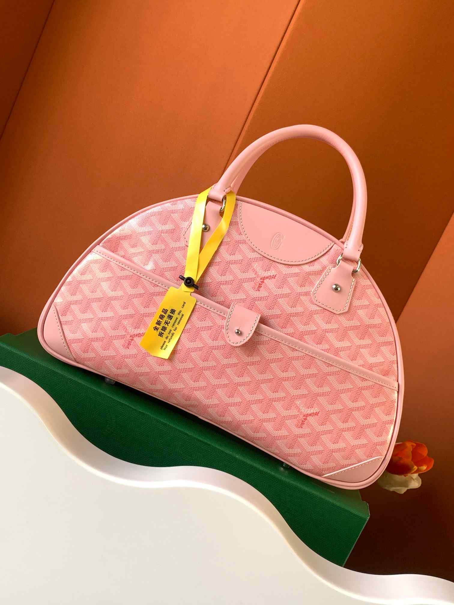 Goyard Saint Jeanne MM Bowler Pink