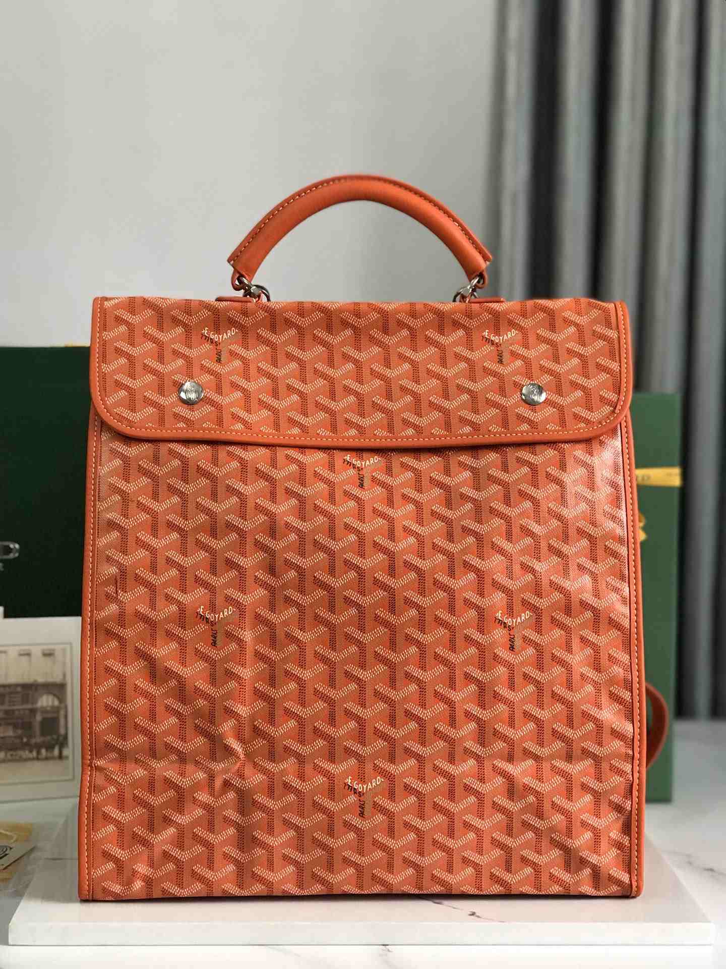 Goyard Saint Léger Backpack Orange