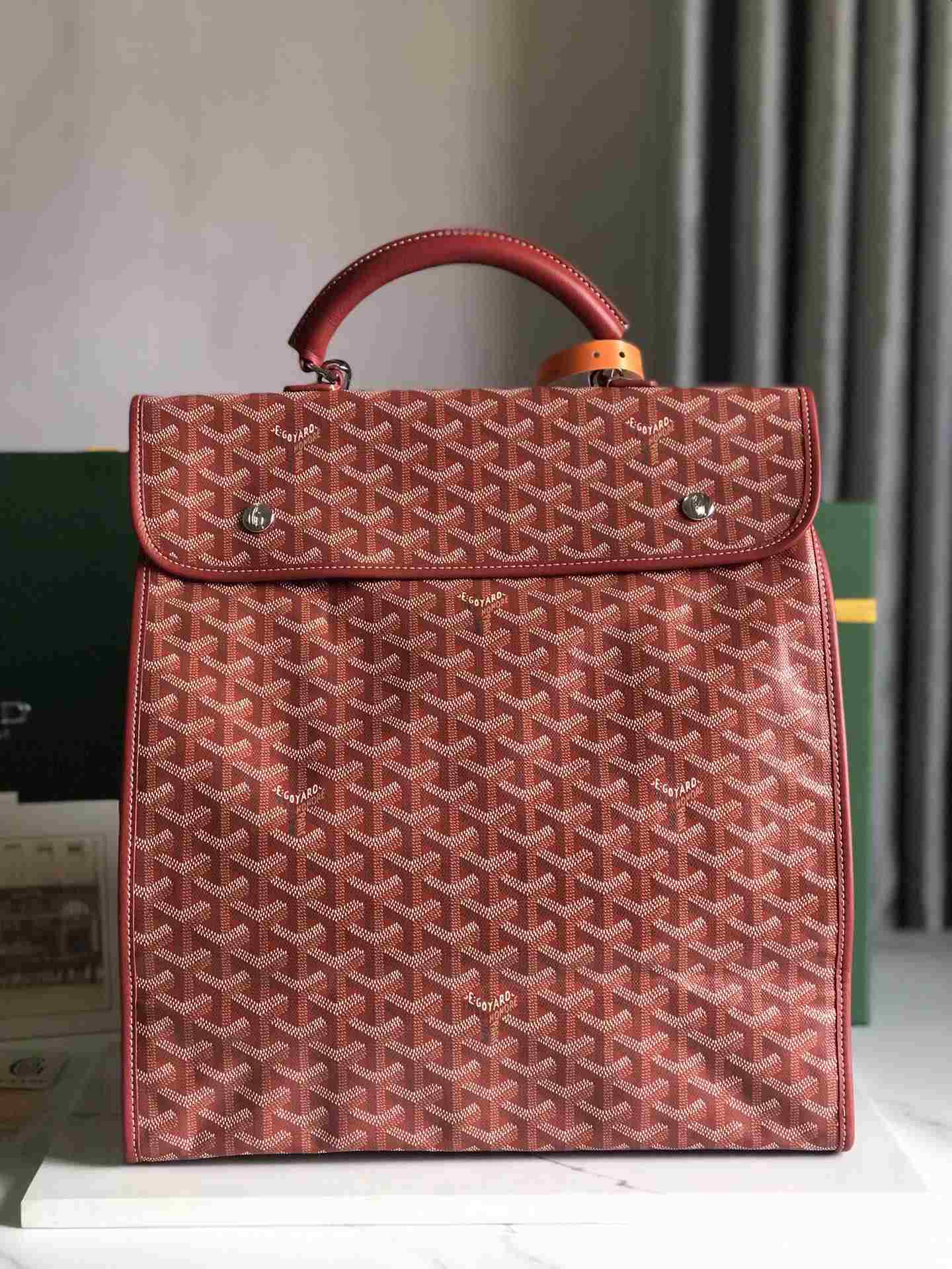 Goyard Saint Léger Backpack Red