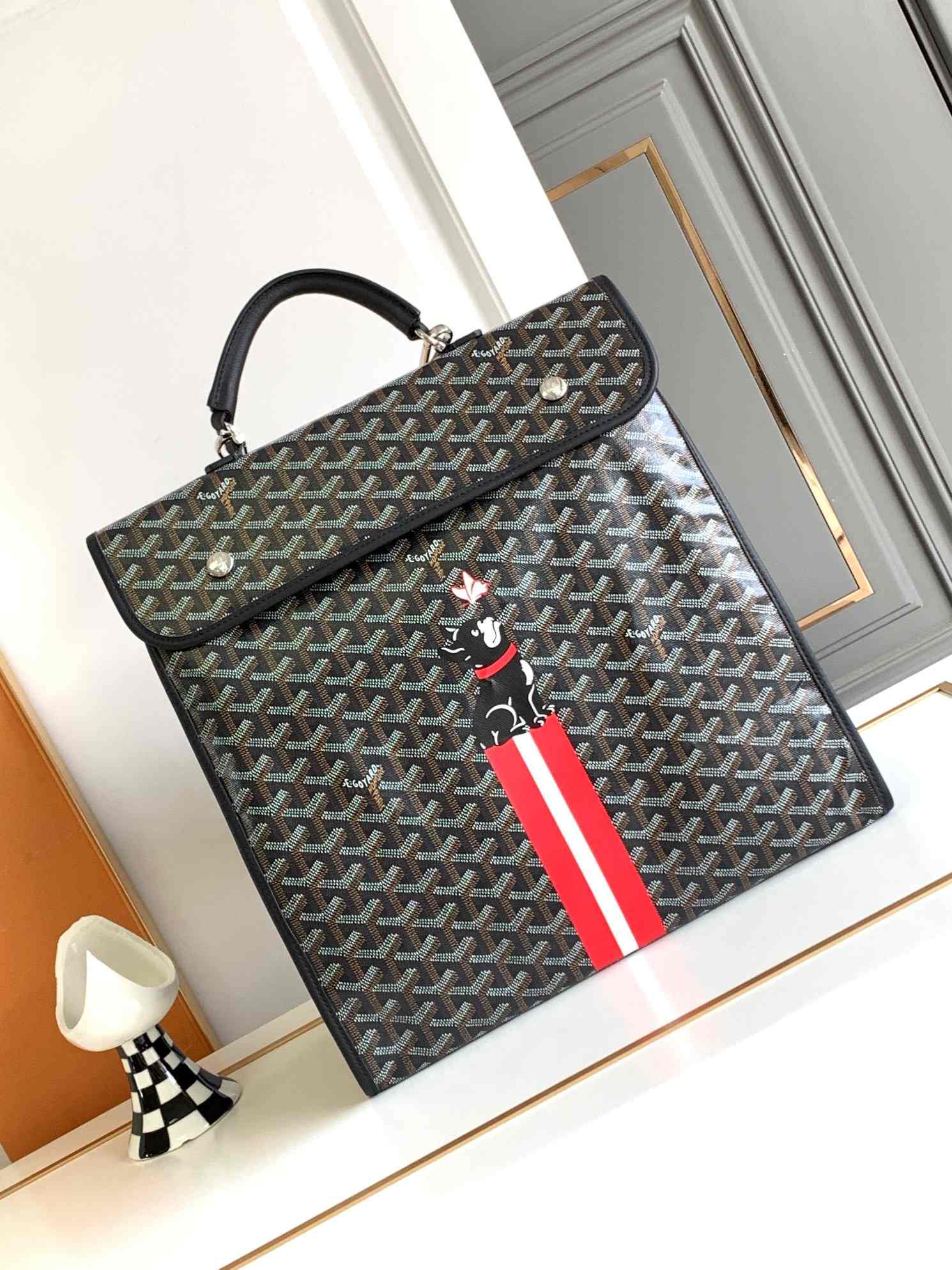 Goyard Saint Léger Backpack X Hulot Edmon Black