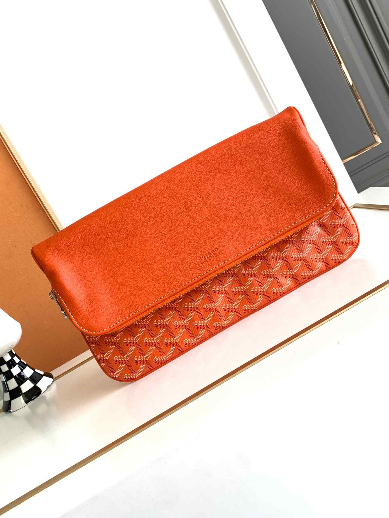 Goyard Sainte-Marie GM Clutch Orange