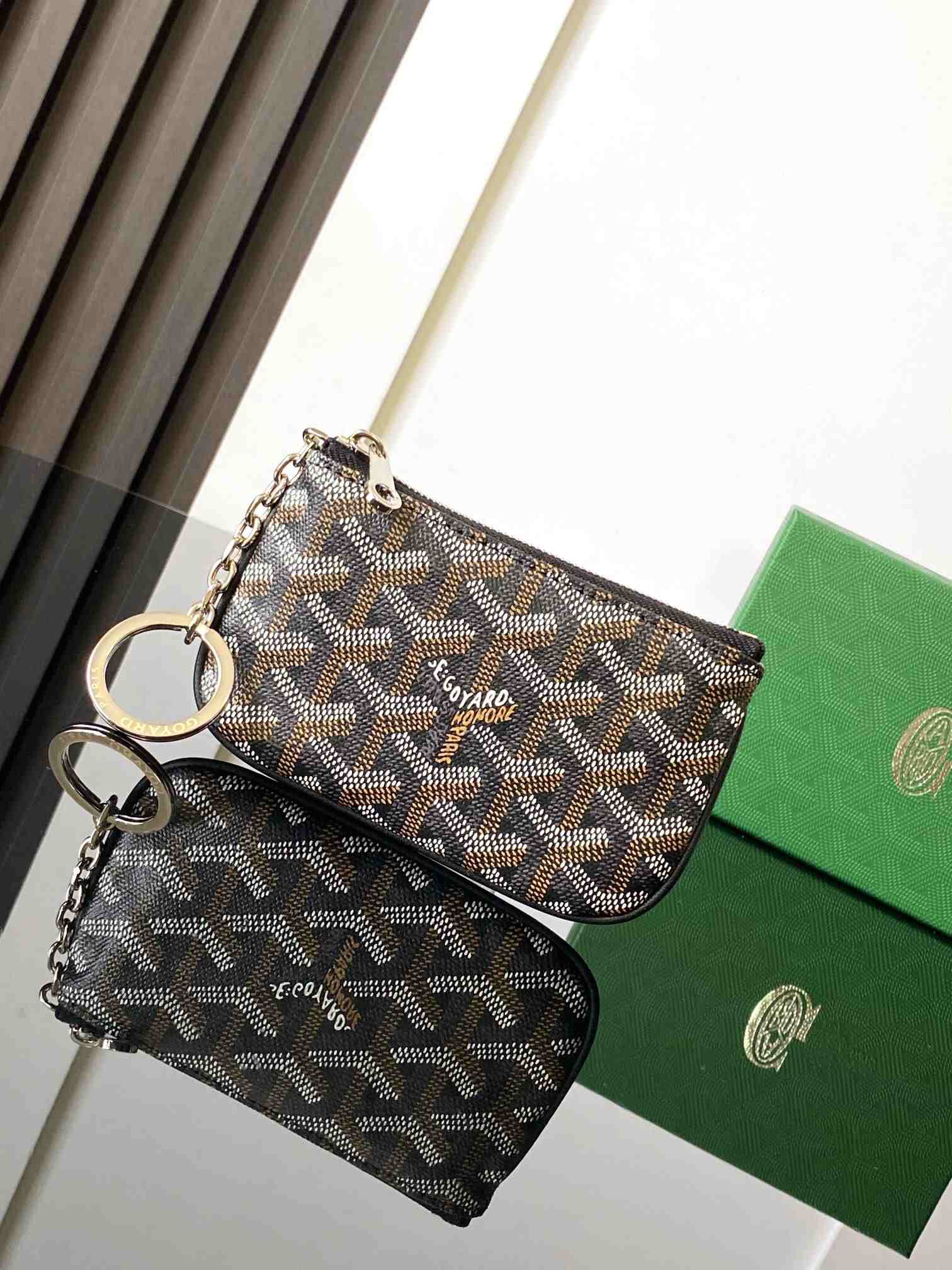 Goyard Senat Nano Key Pouch Black