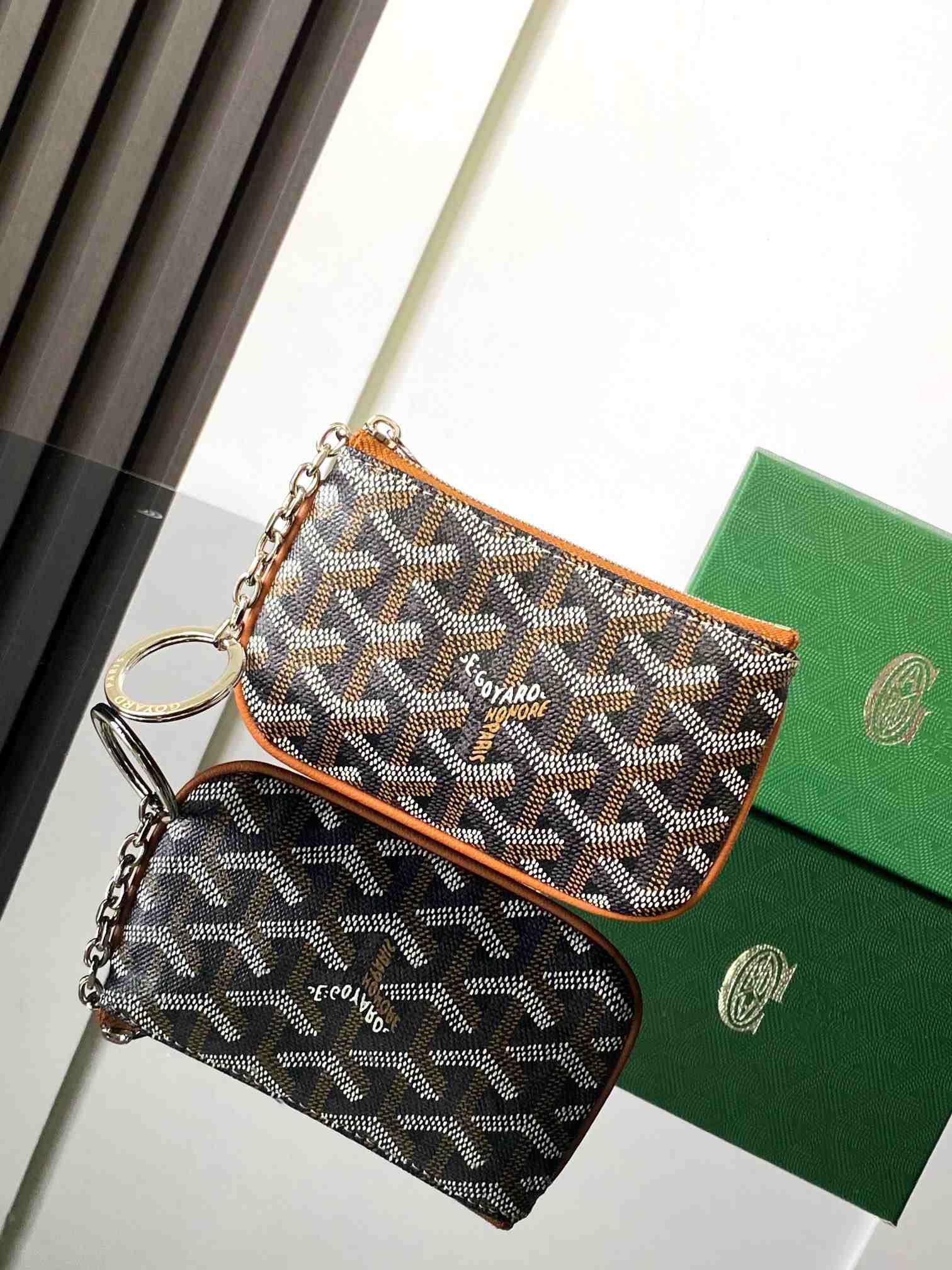 Goyard Senat Nano Key Pouch Black