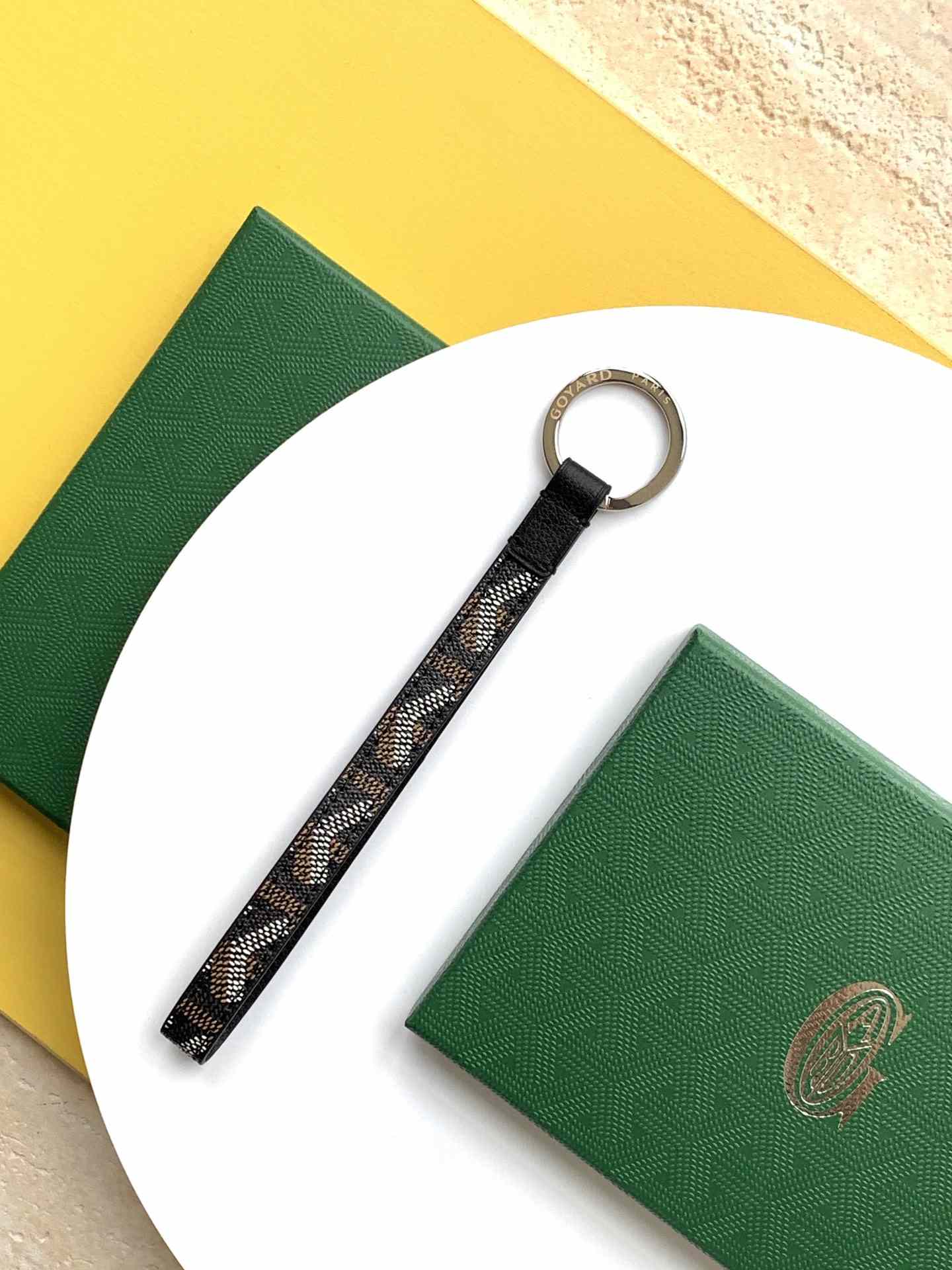 Goyard Sesame Key Ring Black