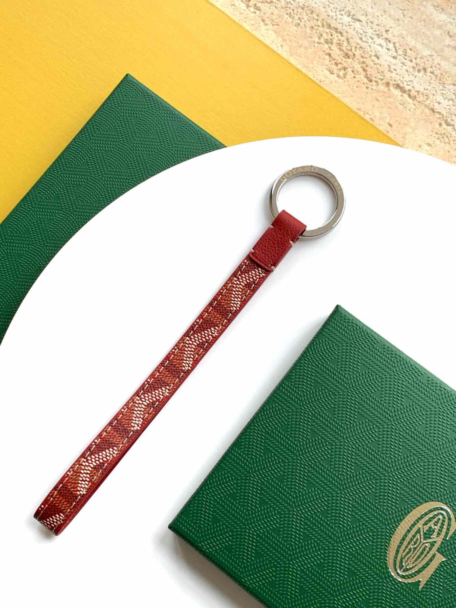 Goyard Sesame Key Ring Red