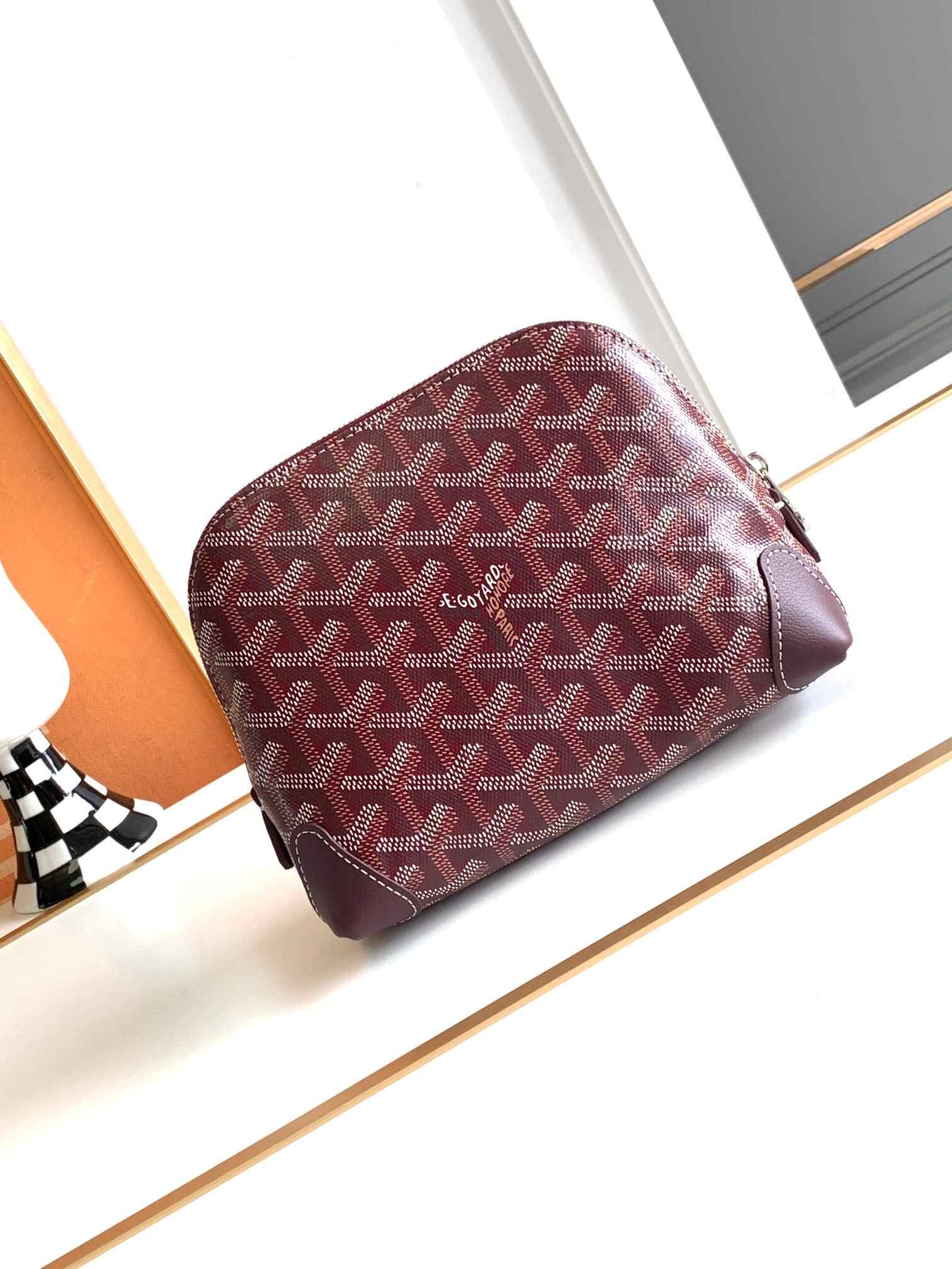 Goyard Vendôme Cosmetic Pouch Burgundy