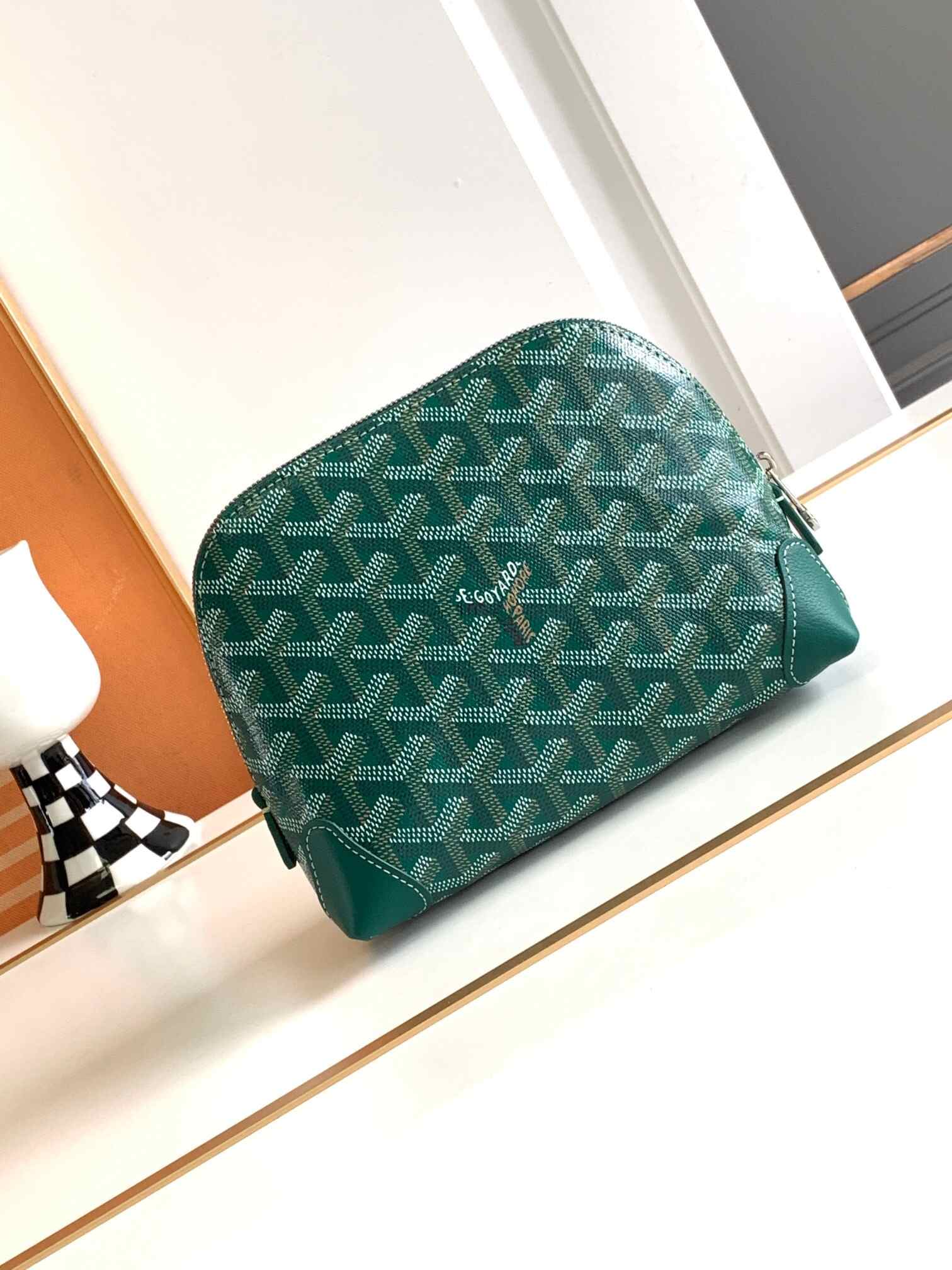 Goyard Vendôme Cosmetic Pouch Green