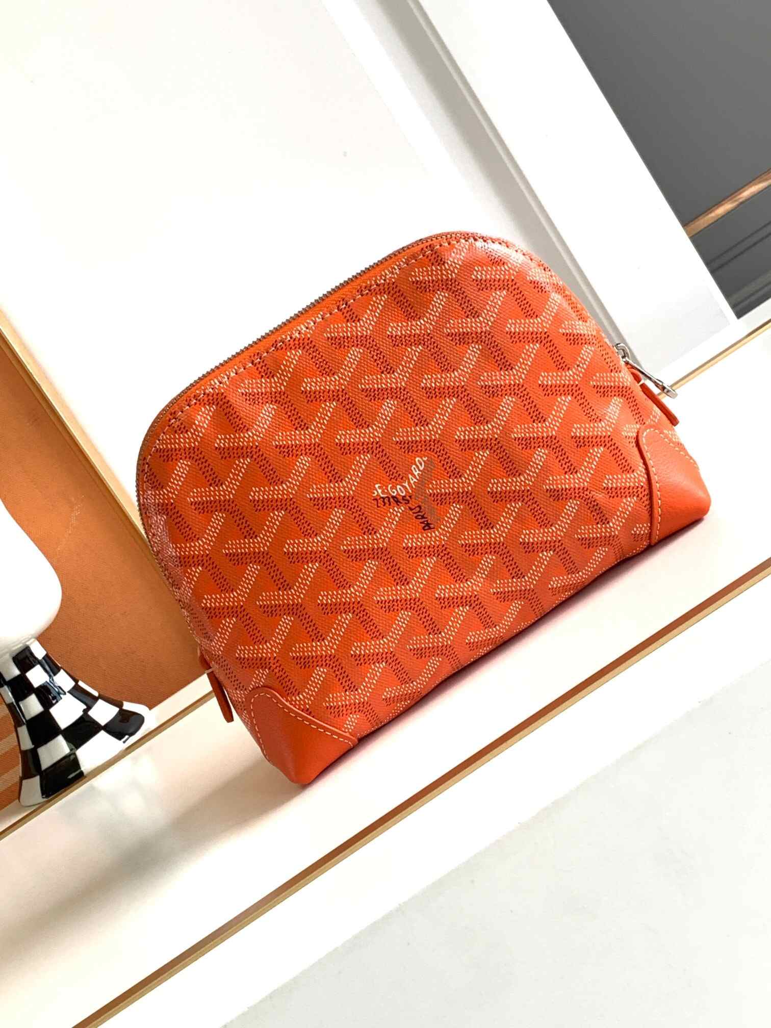 Goyard Vendôme Cosmetic Pouch Orange