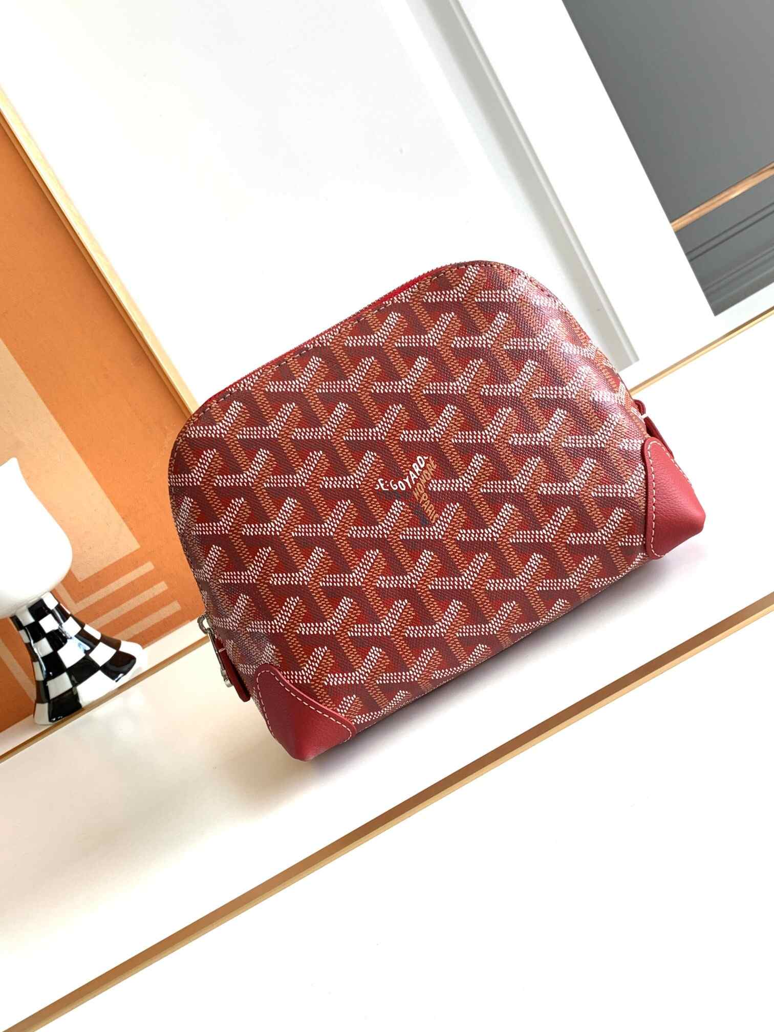 Goyard Vendôme Cosmetic Pouch Red