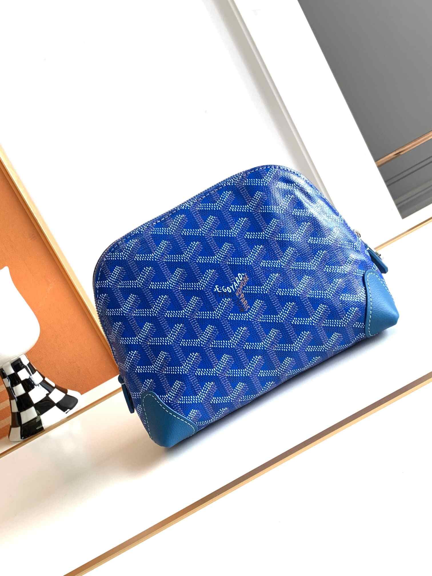 Goyard Vendôme Cosmetic Pouch Sky Blue