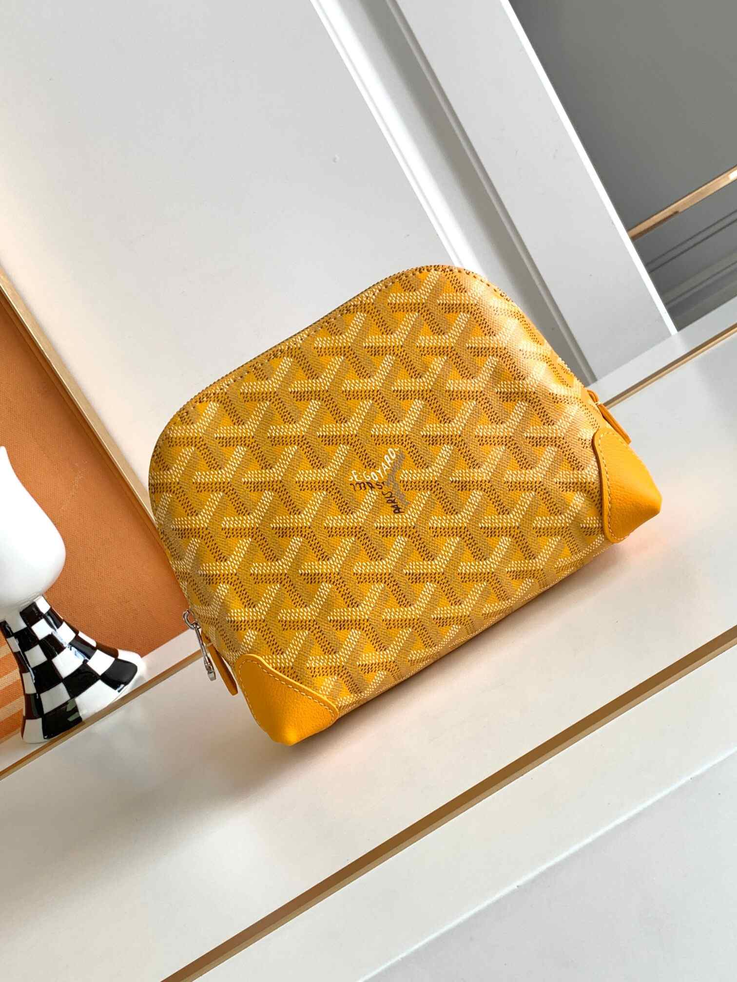 Goyard Vendôme Cosmetic Pouch Yellow