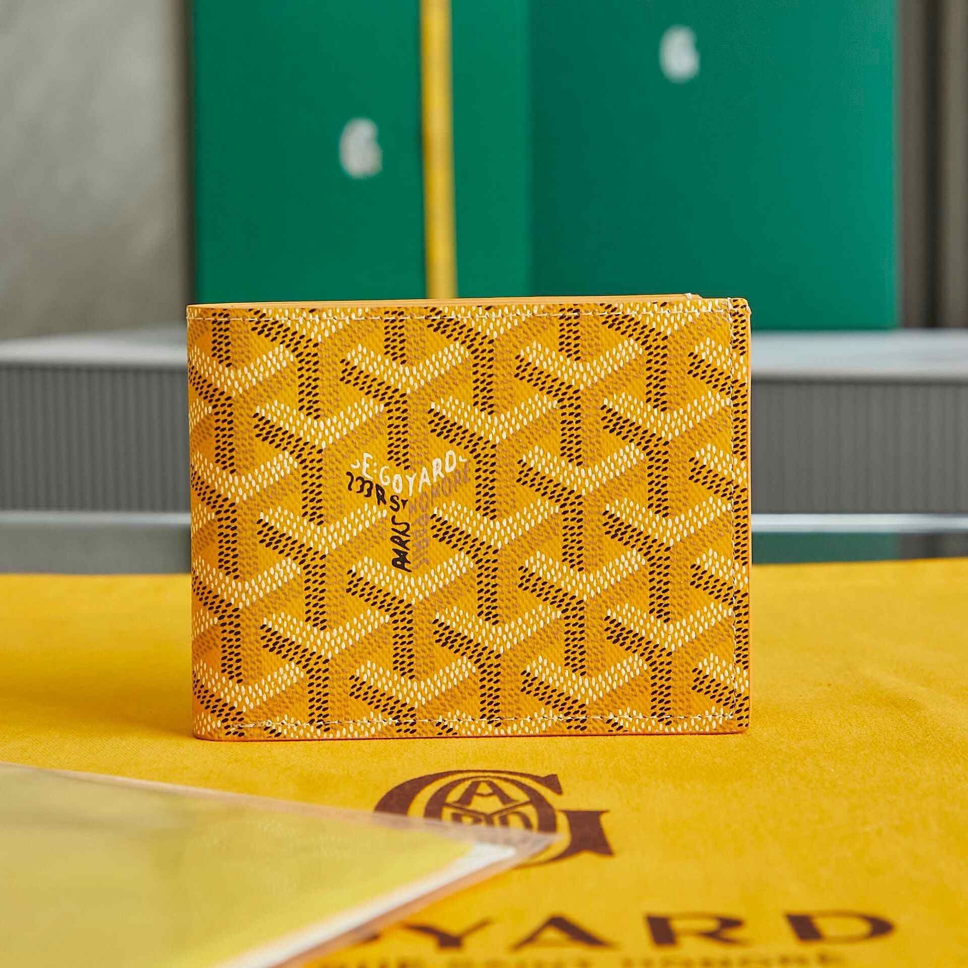Goyard Victoire Wallet Yellow