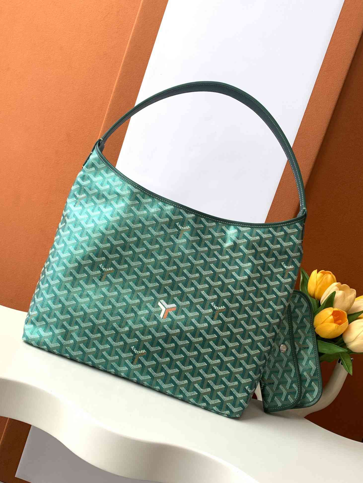 Goyard Bohème Hobo Bag Pearlescent Green