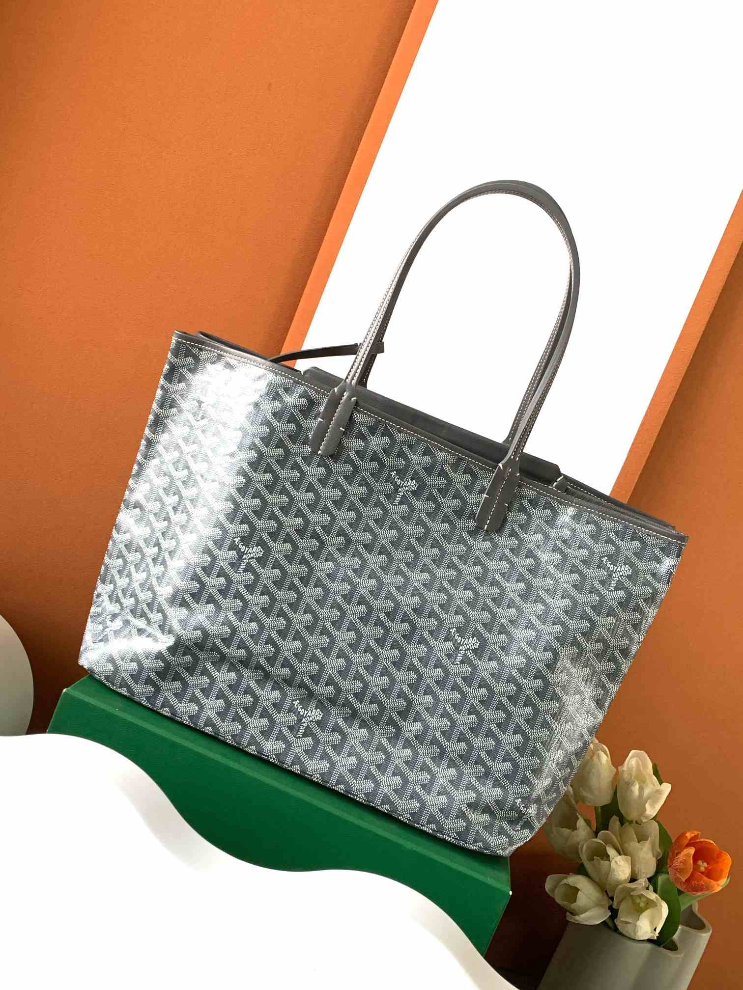 Goyard Goyardine Isabelle Tote Bag Grey