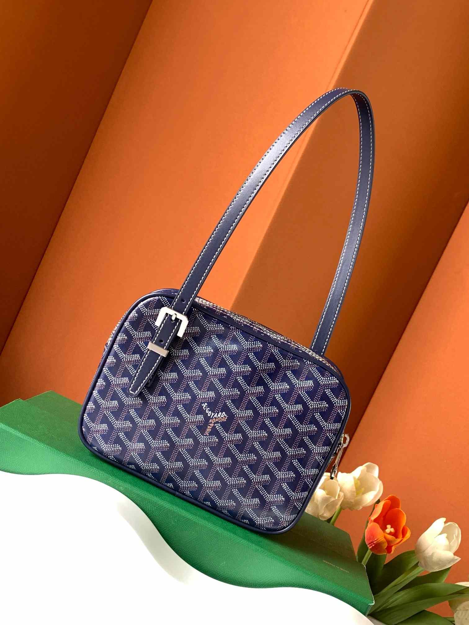 Goyard Goyardine Yona Bag Navy Blue