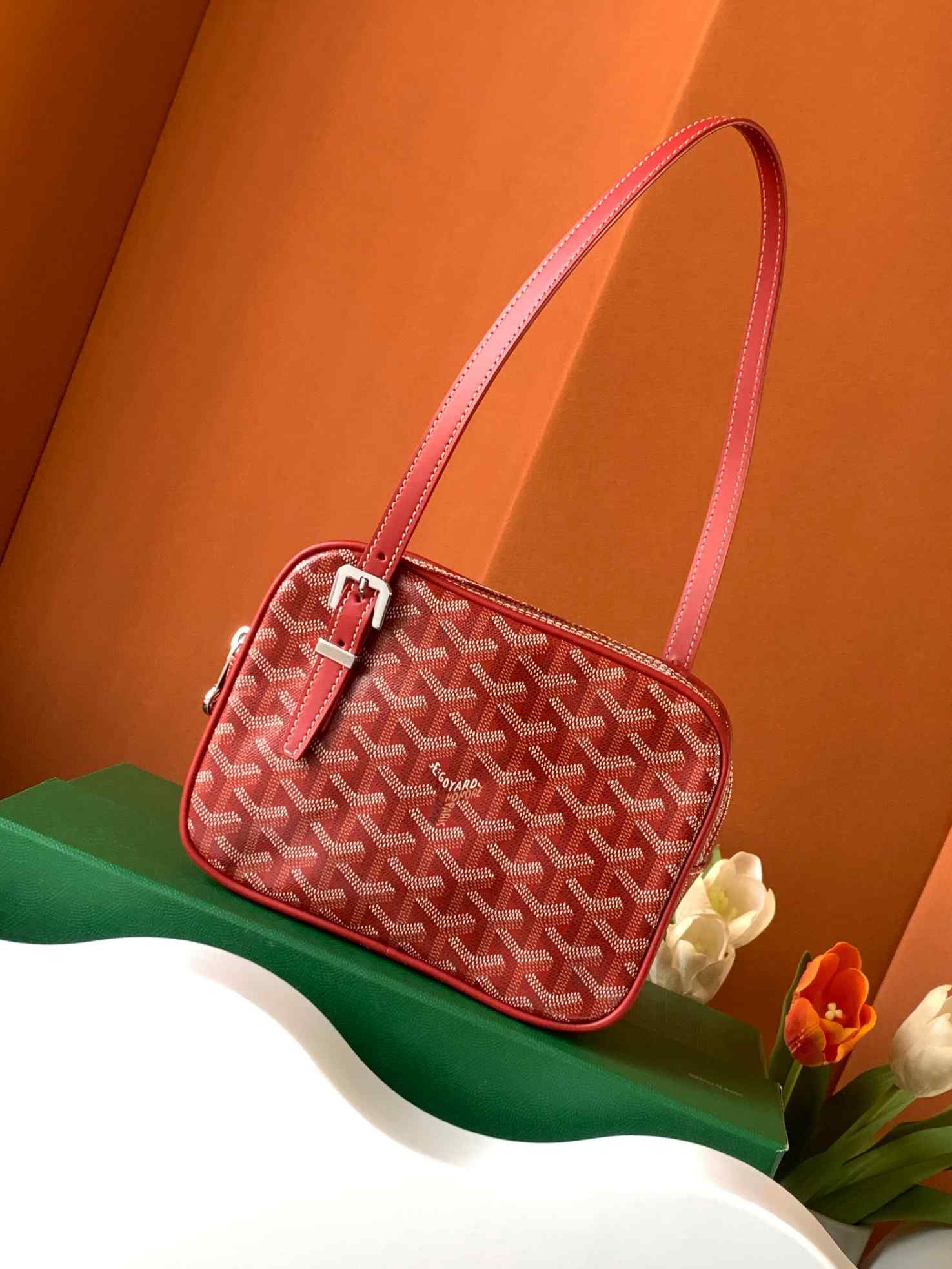 Goyard Goyardine Yona Bag Red