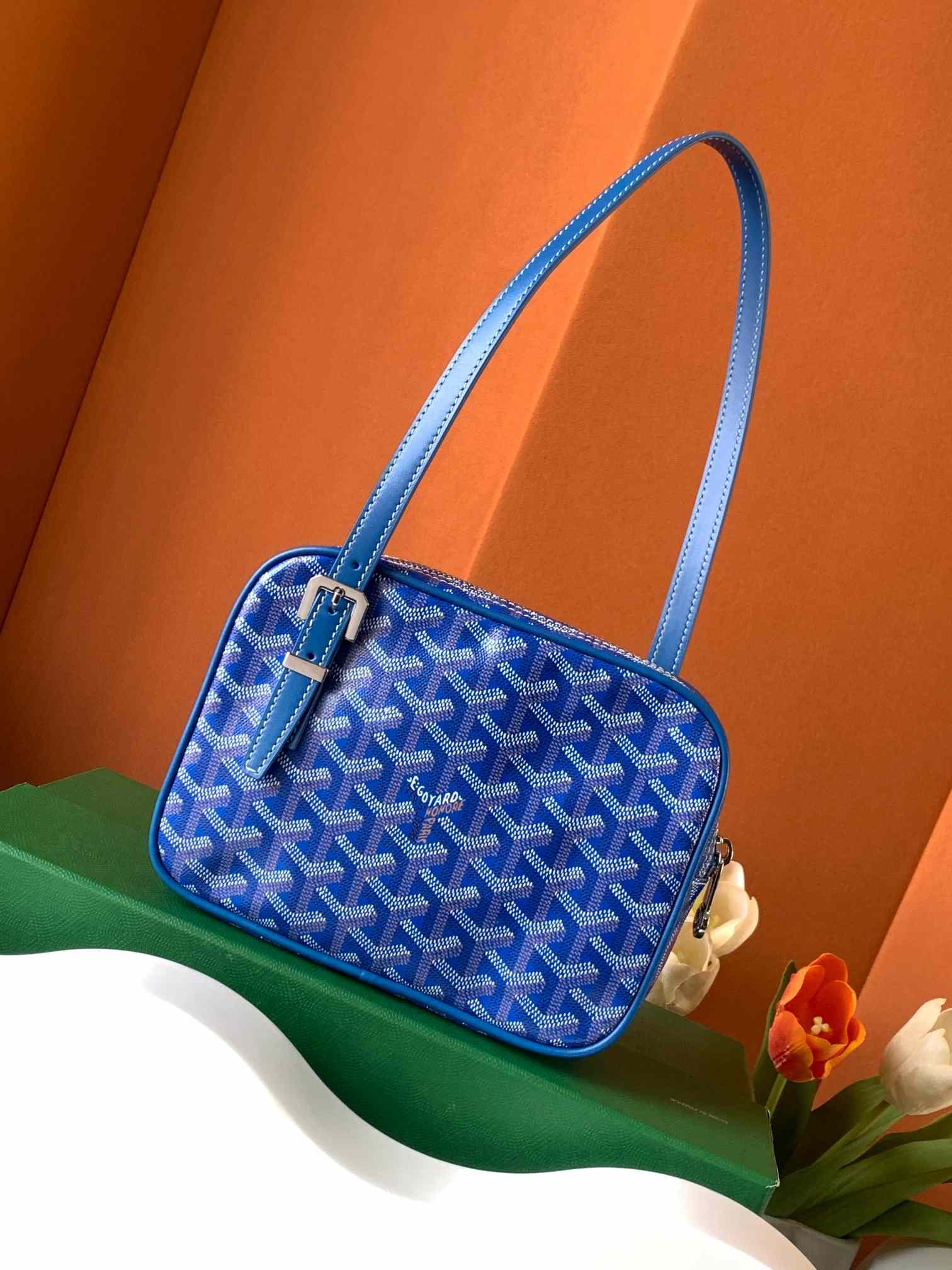 Goyard Goyardine Yona Bag Sky Blue