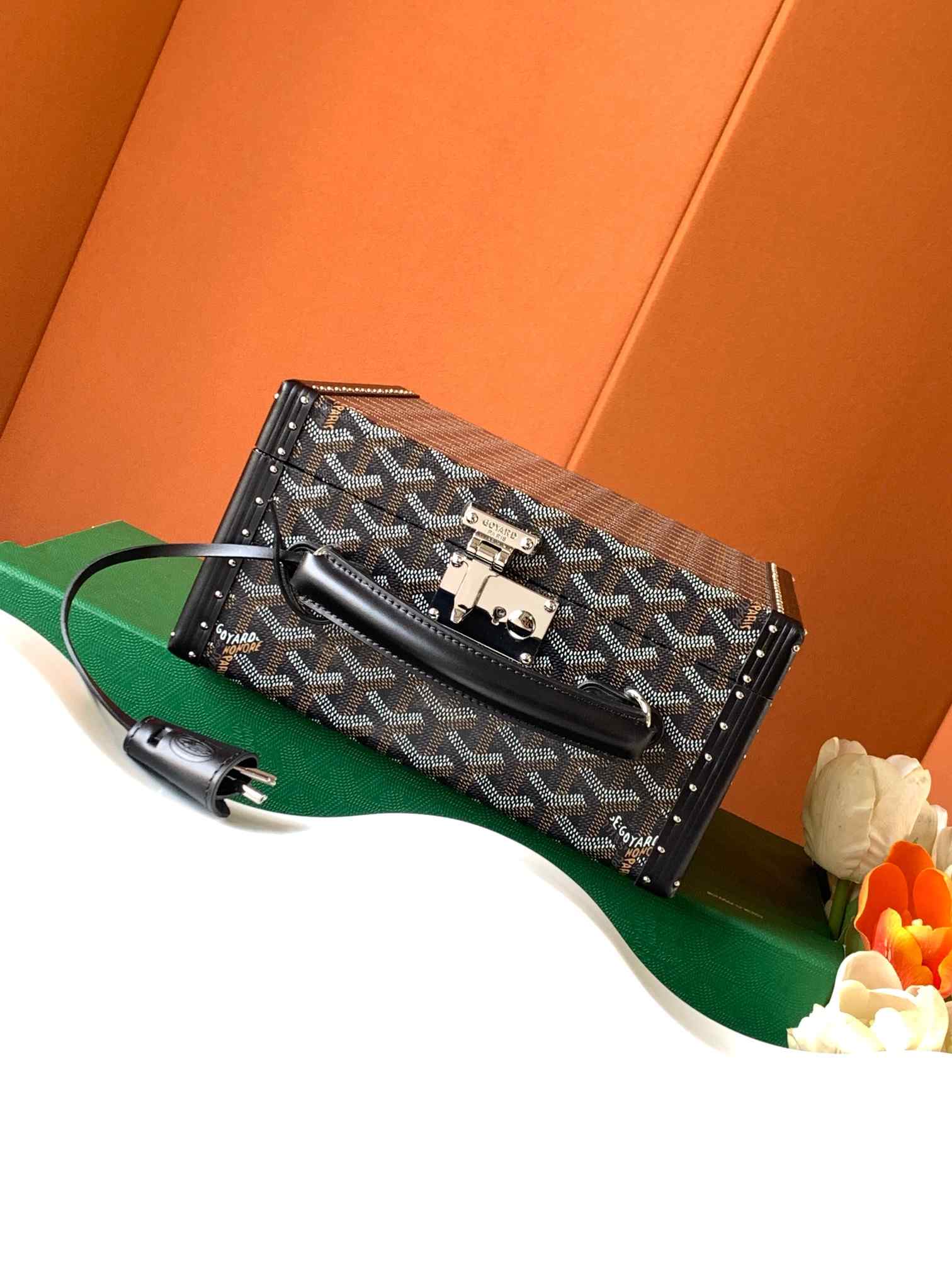 Goyard Joux 6 Watch Case Black