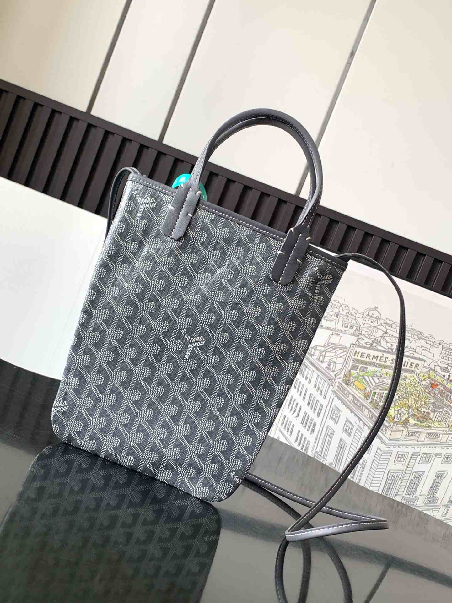 Goyard Poitiers Bag Grey
