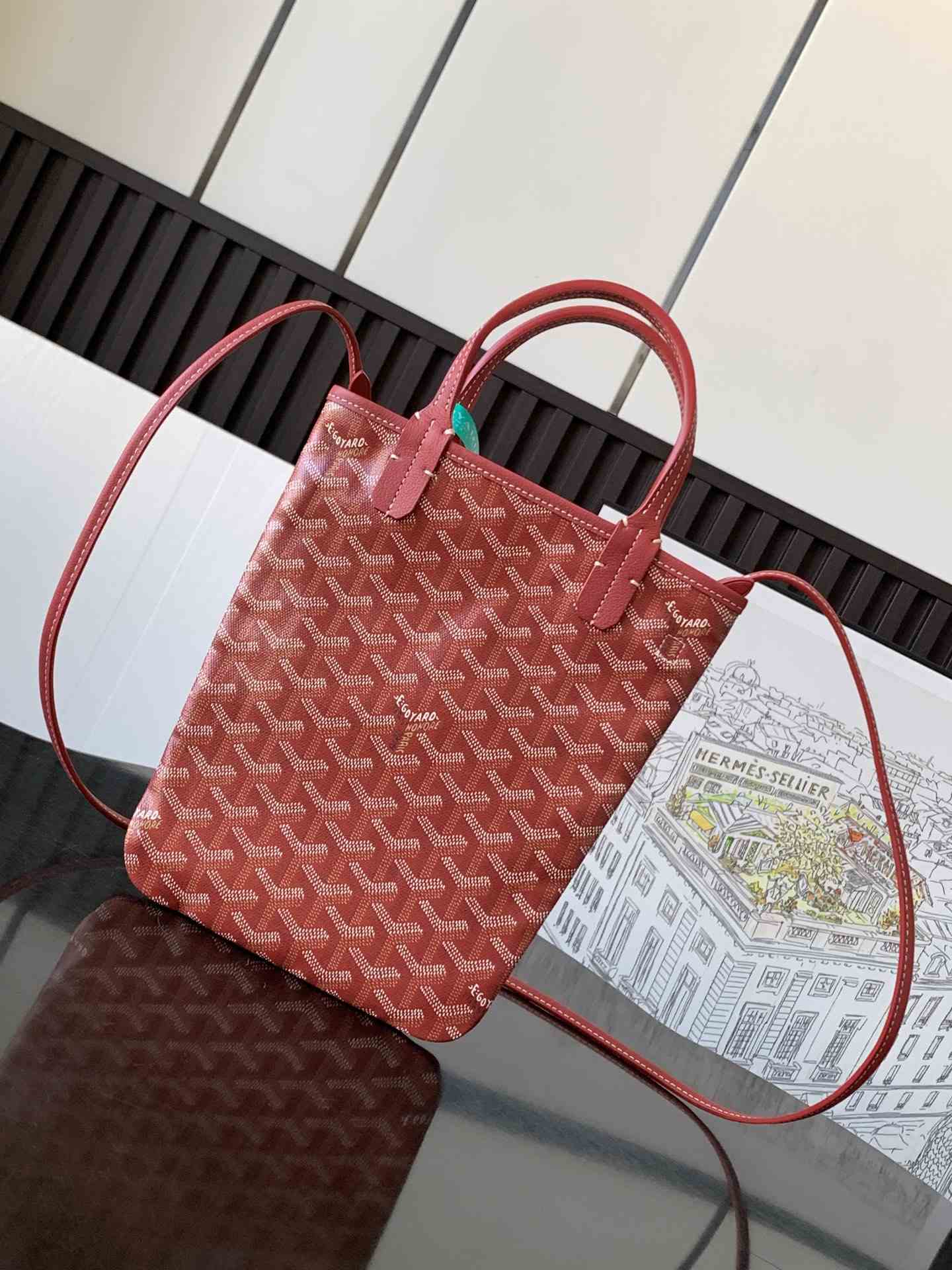 Goyard Poitiers Bag Red