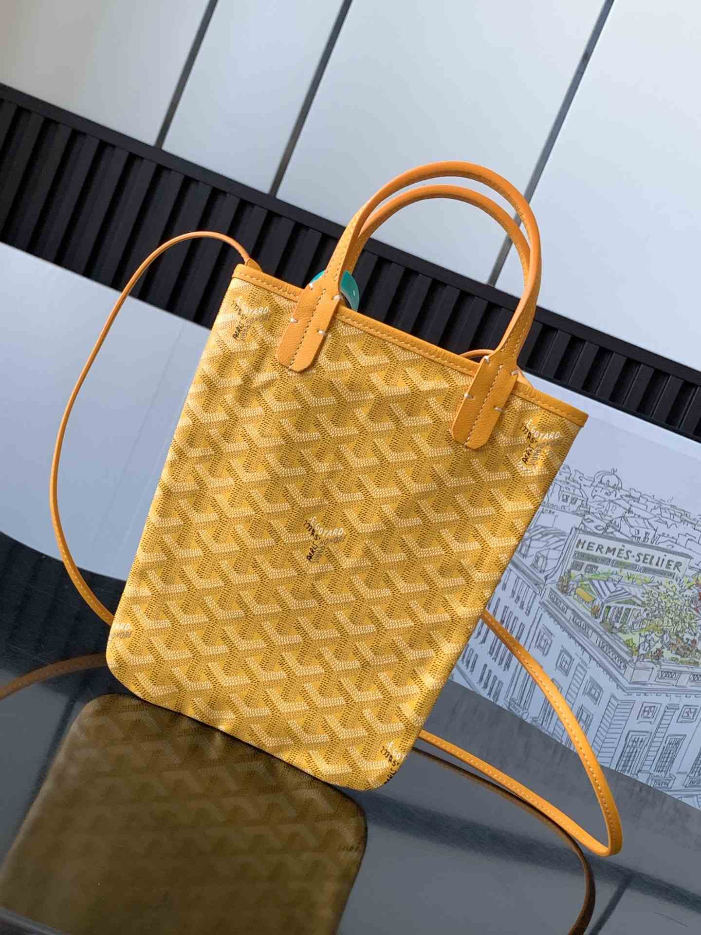 Goyard Poitiers Bag Yellow