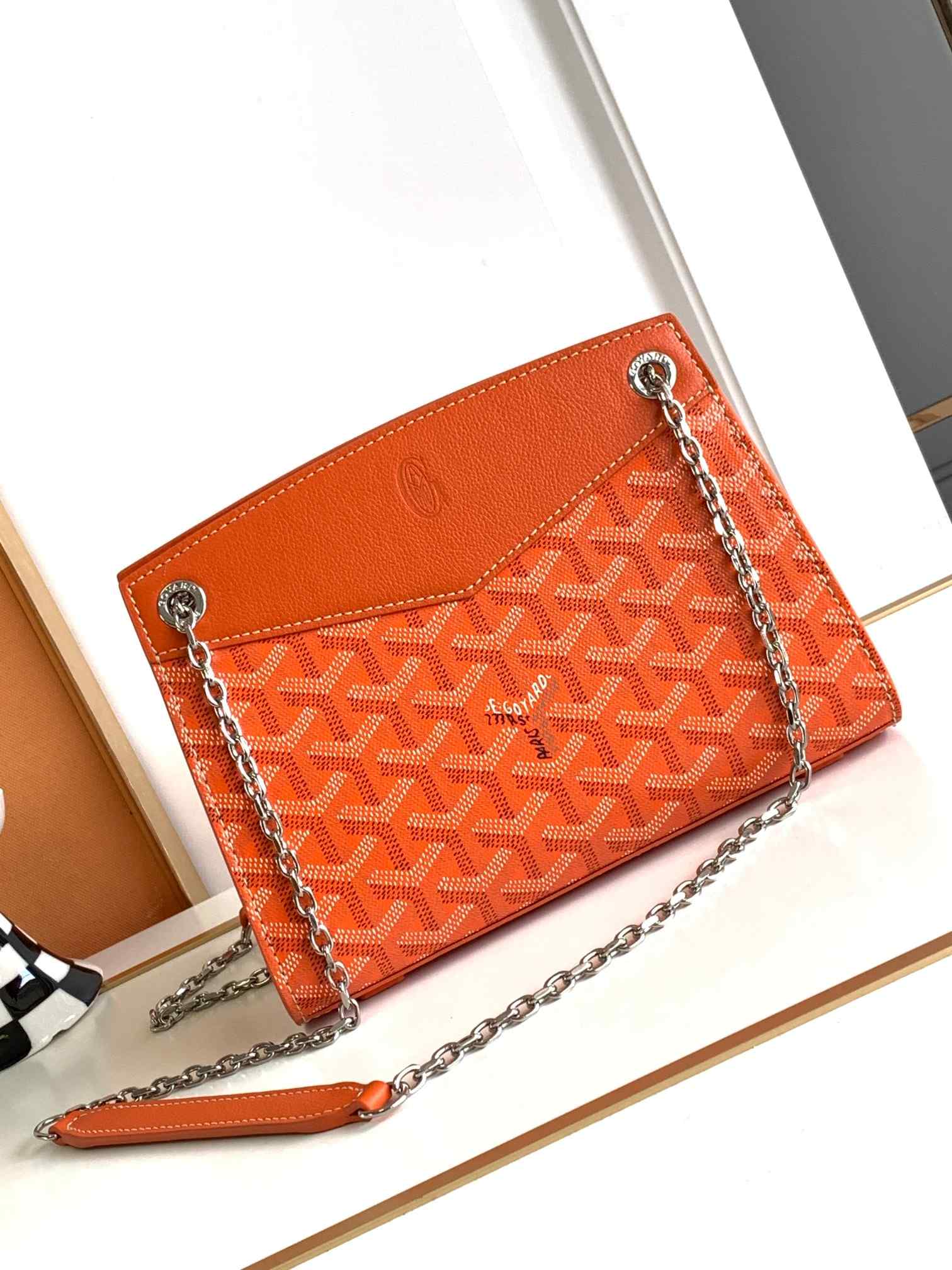 Goyard Rouette Structuré Mini Bag Orange