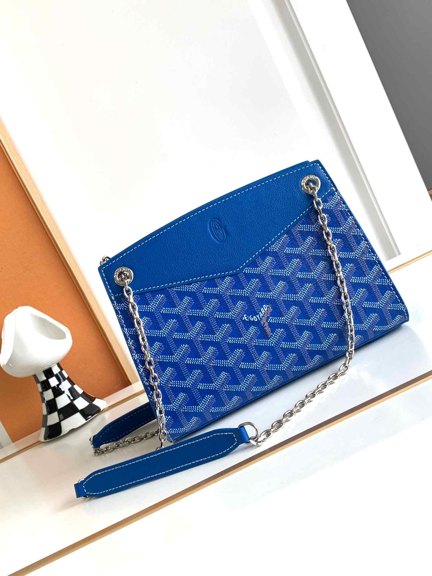 Goyard Rouette Structuré Mini Bag Sky Blue