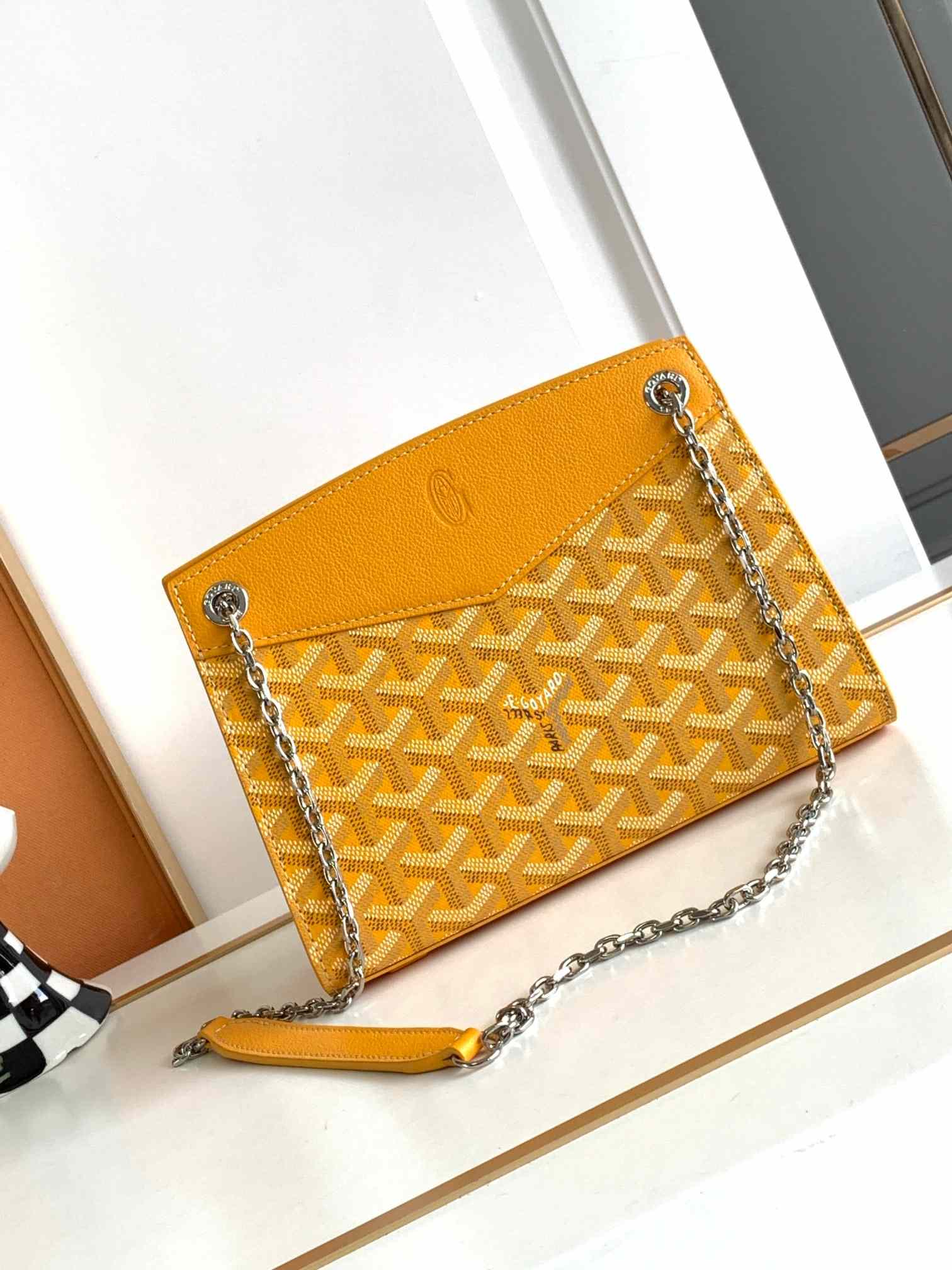 Goyard Rouette Structuré Mini Bag Yellow