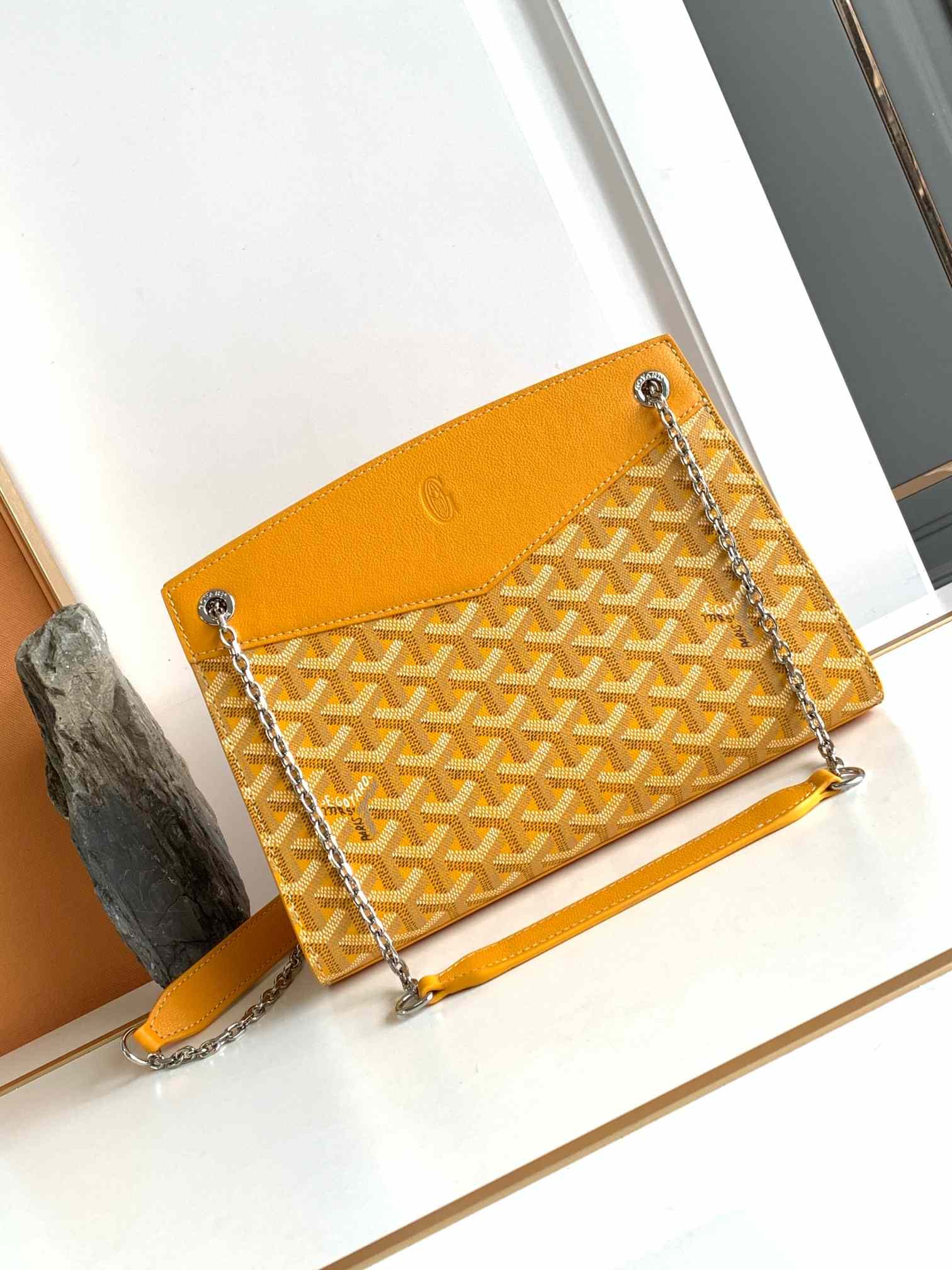 Goyard Rouette Structuré PM Bag Yellow