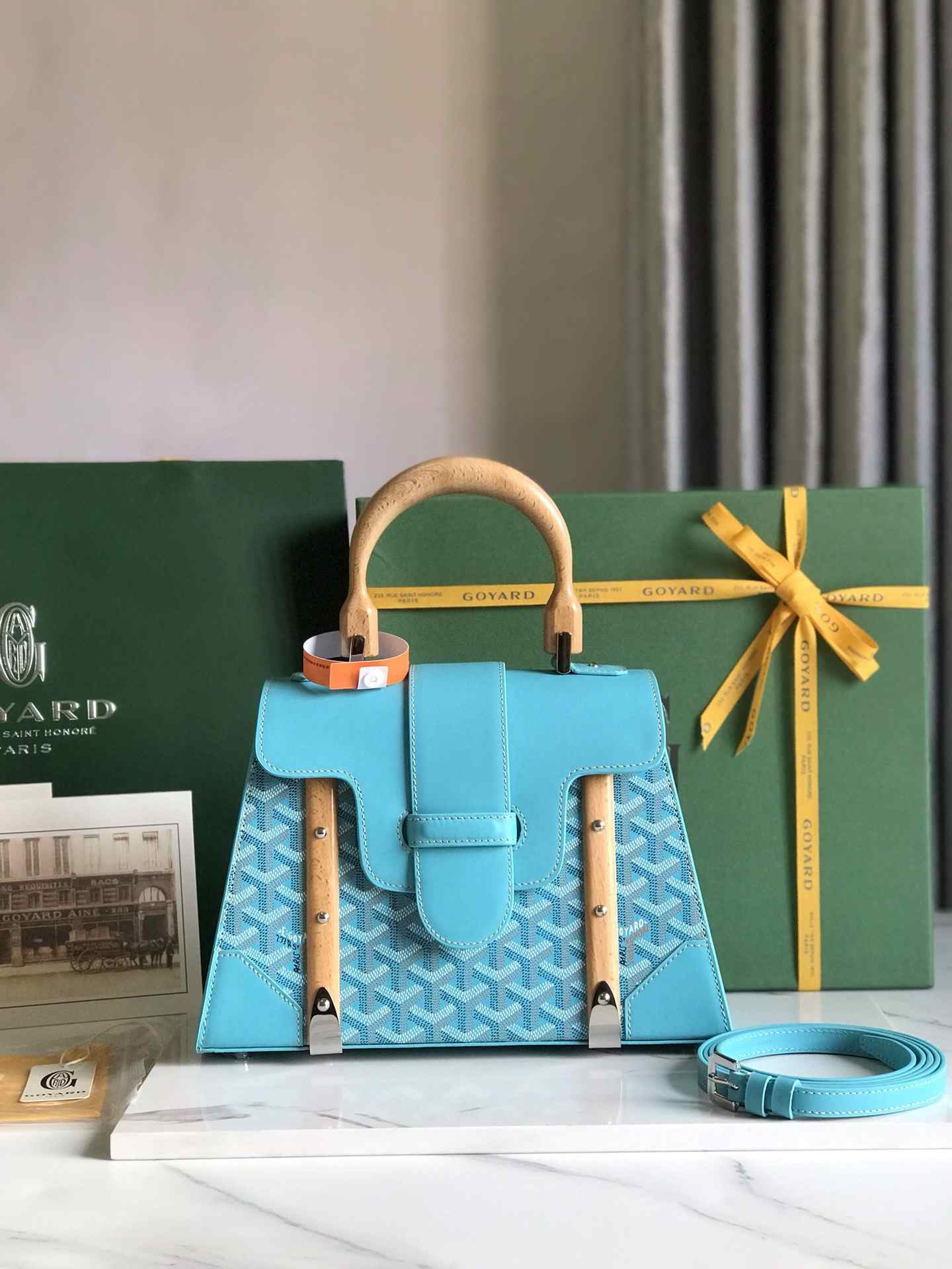 Goyard Saïgon PM Bag Limited Edition Turquoise