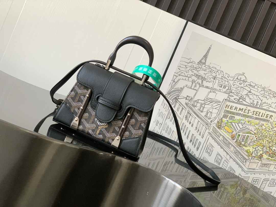 Goyard Saigon Structure Nano Bag Limited Edition Black