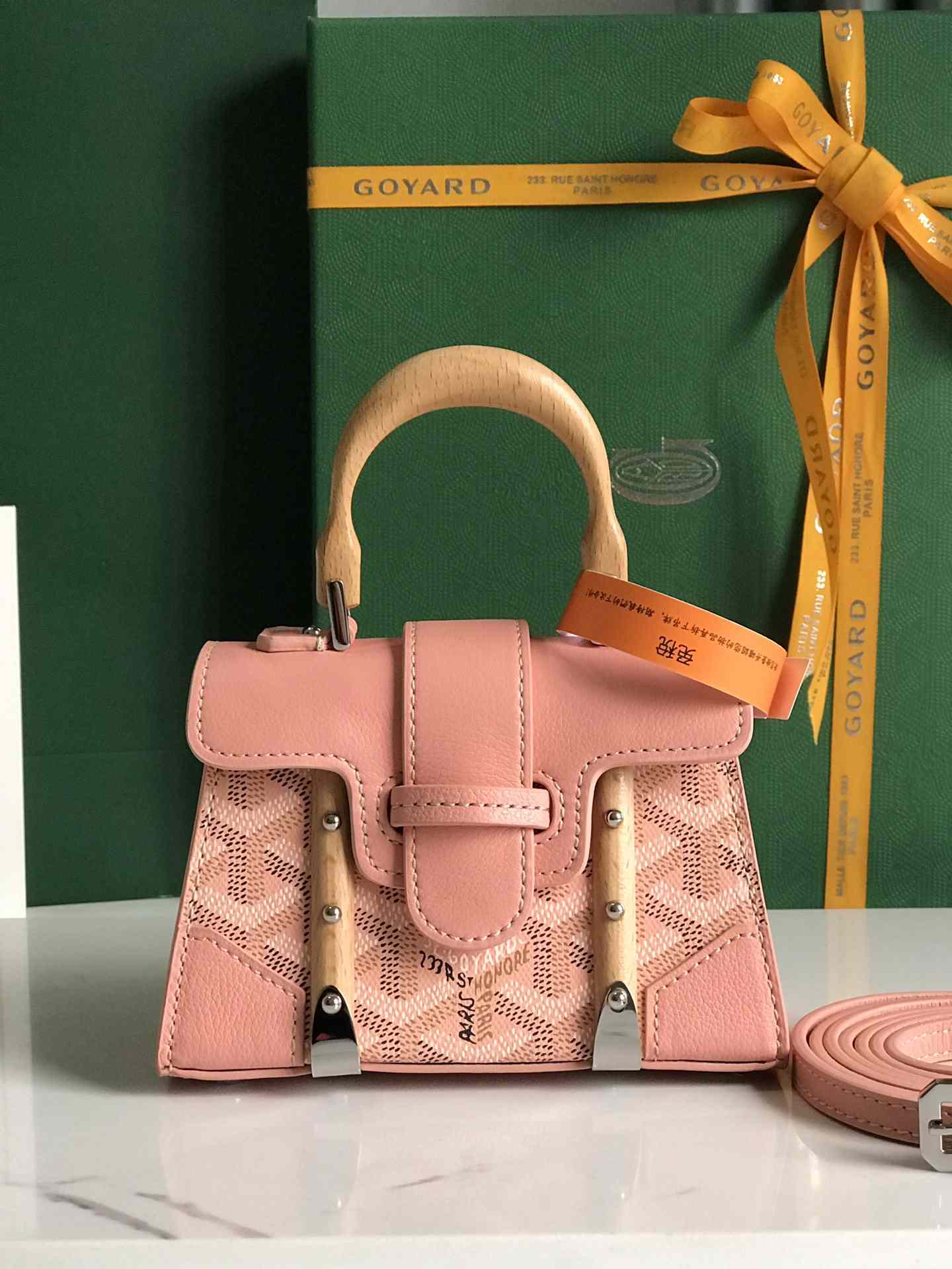 Goyard Saigon Structure Nano Bag Limited Edition Powder Pink