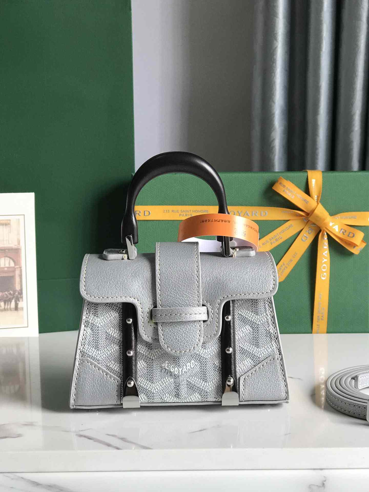 Goyard Saigon Structure Nano Bag Limited Edition Sliver