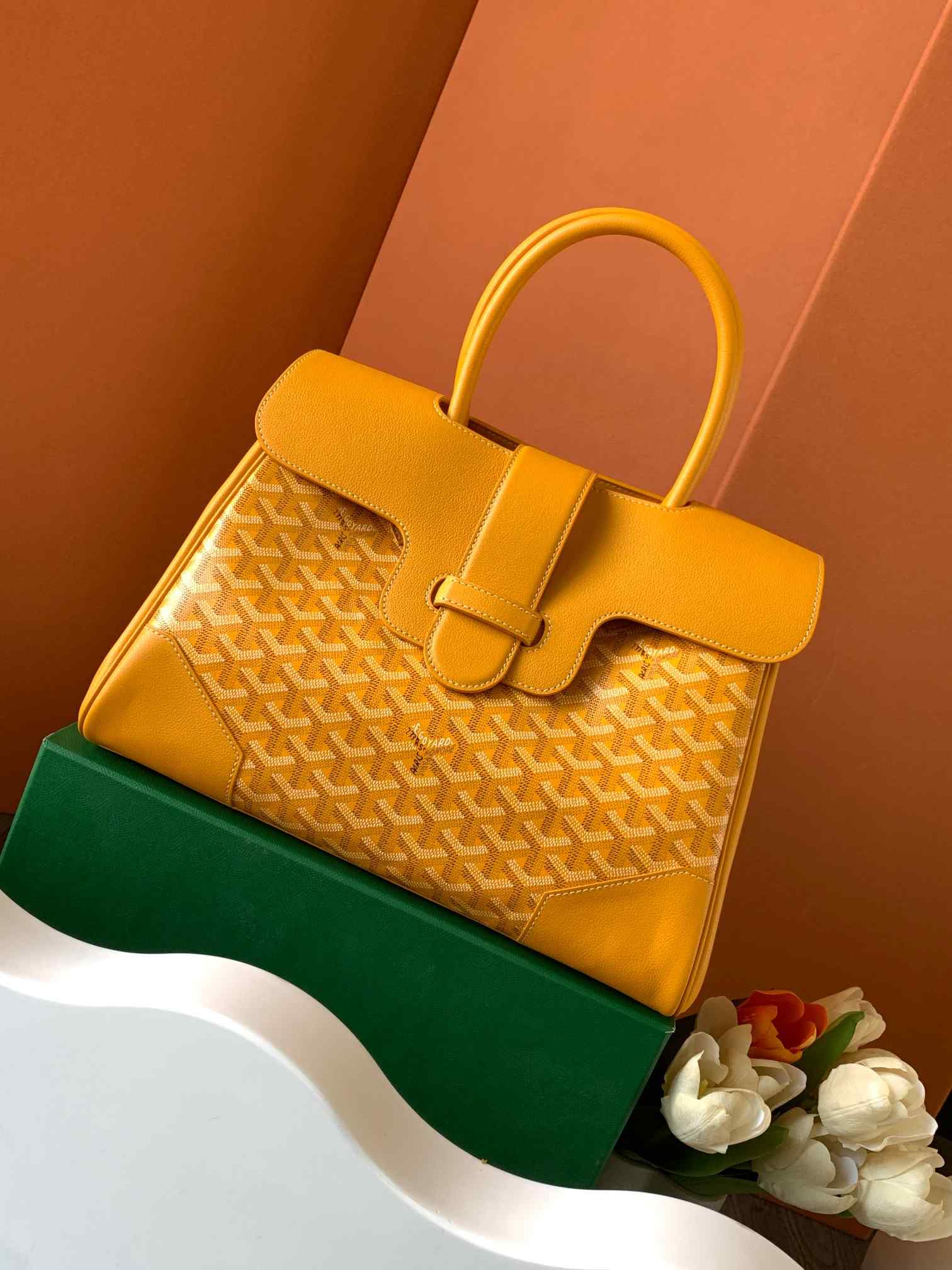 Goyard Saigon Tote Bag Yellow