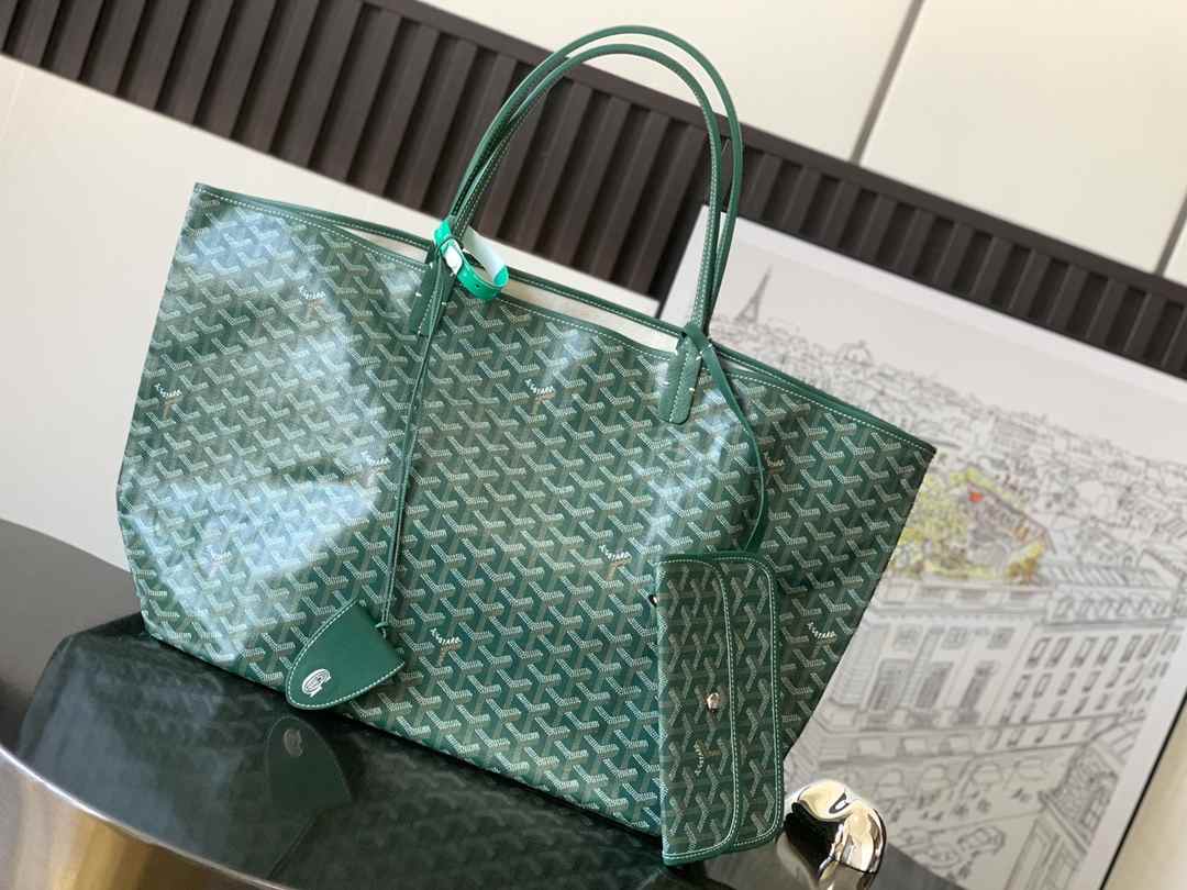 Goyard Saint Louis GM Bag Green